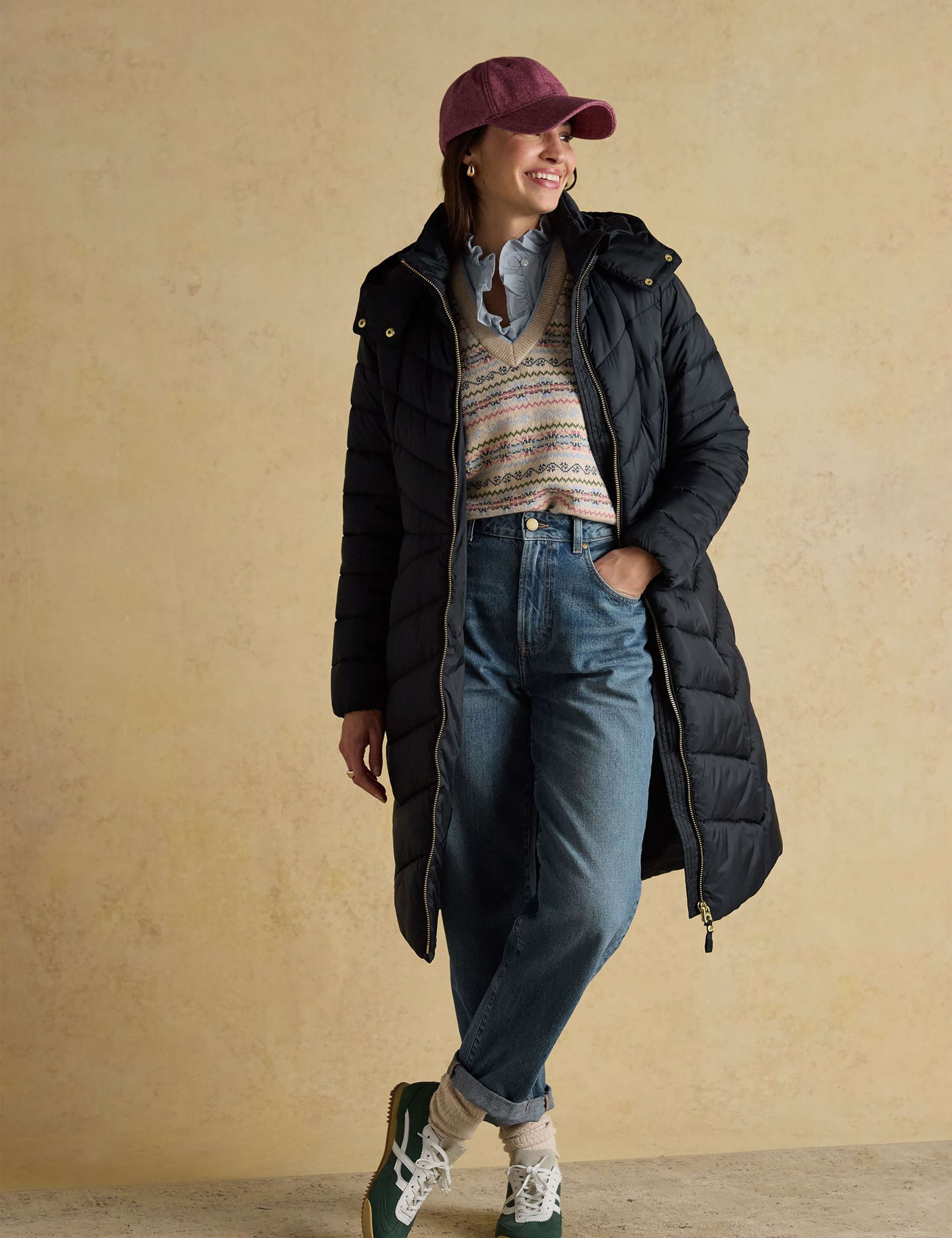 Showerproof Hooded Longline Puffer Coat 6 of 12