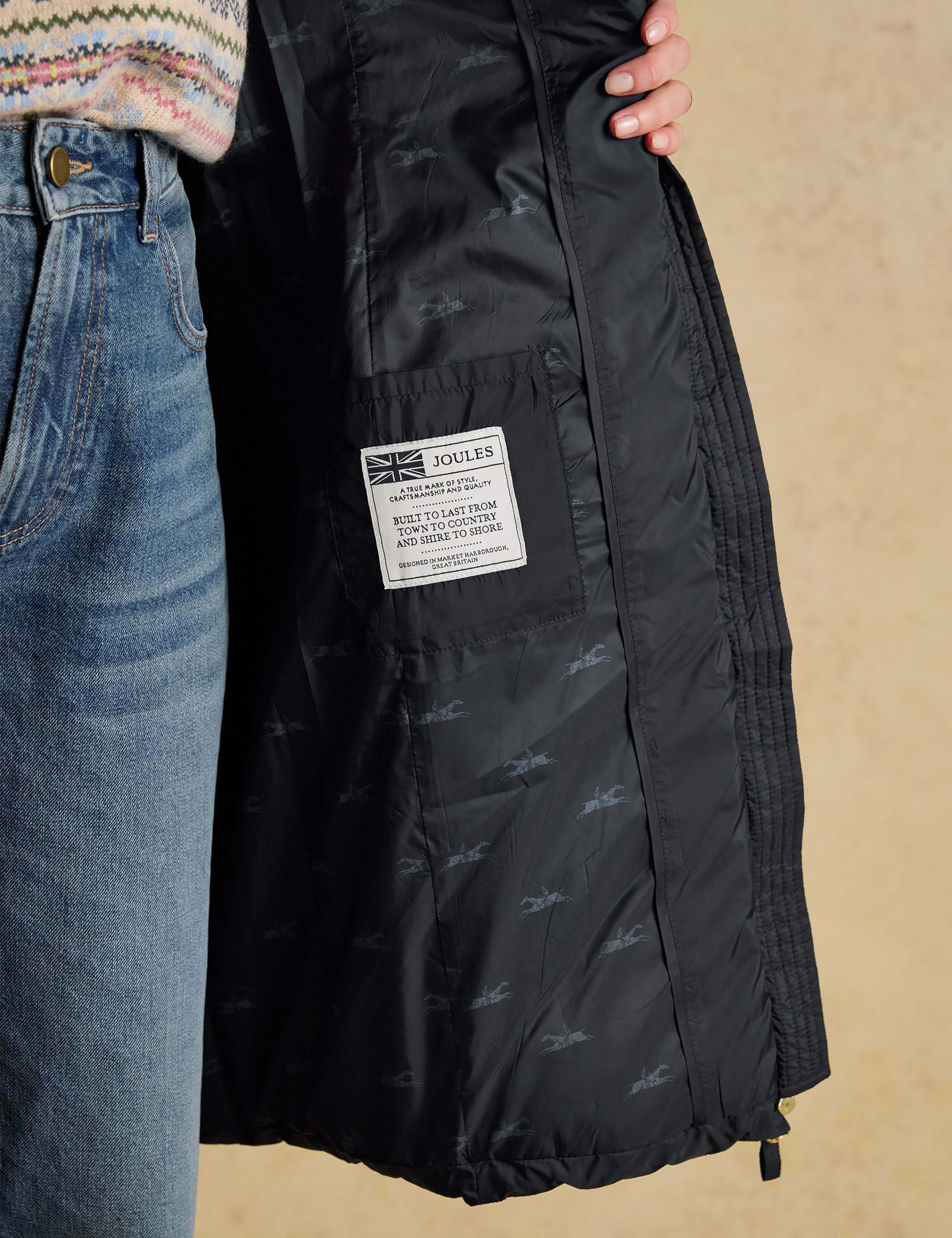 Showerproof Hooded Longline Puffer Coat 9 of 12