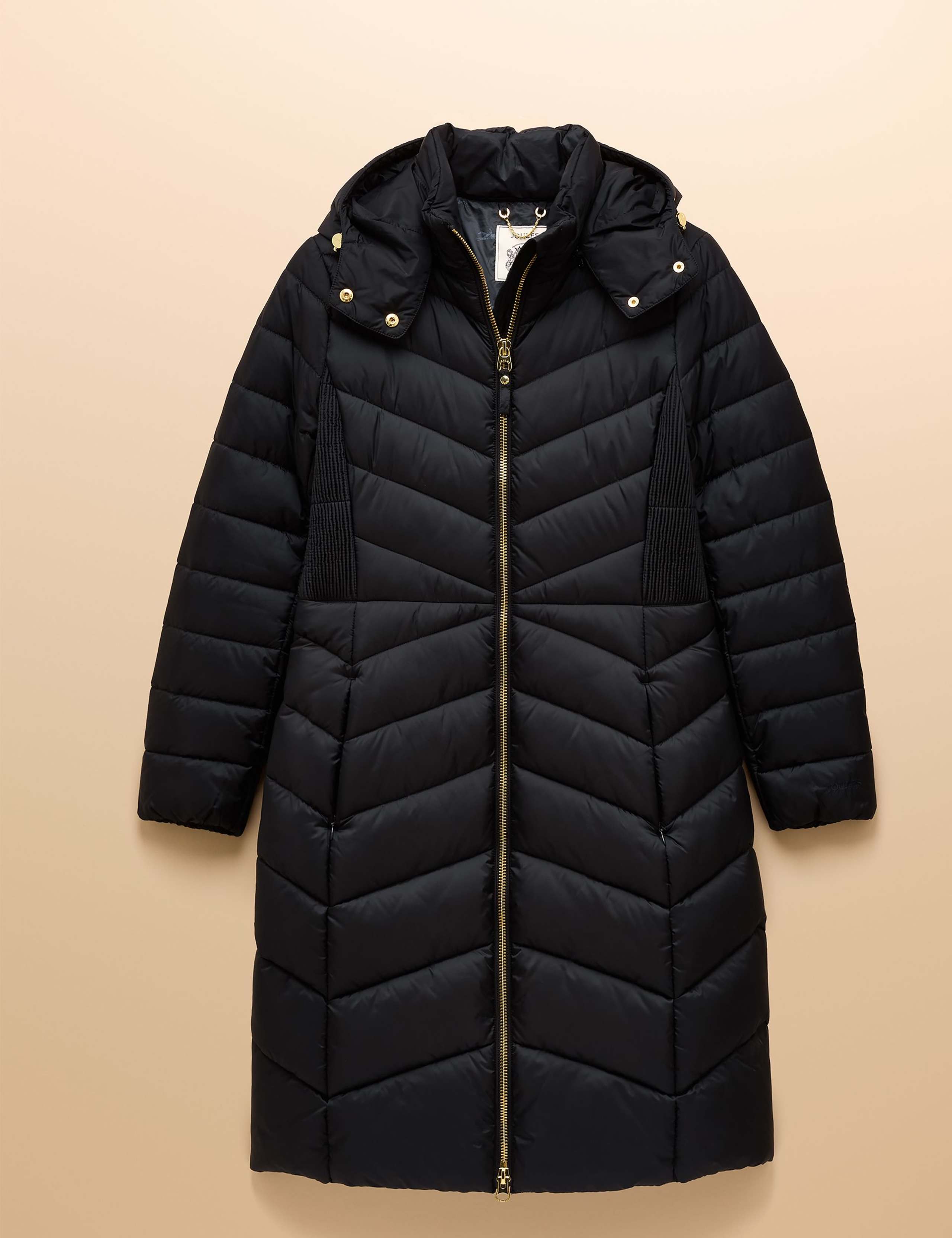 Showerproof Hooded Longline Puffer Coat 2 of 12