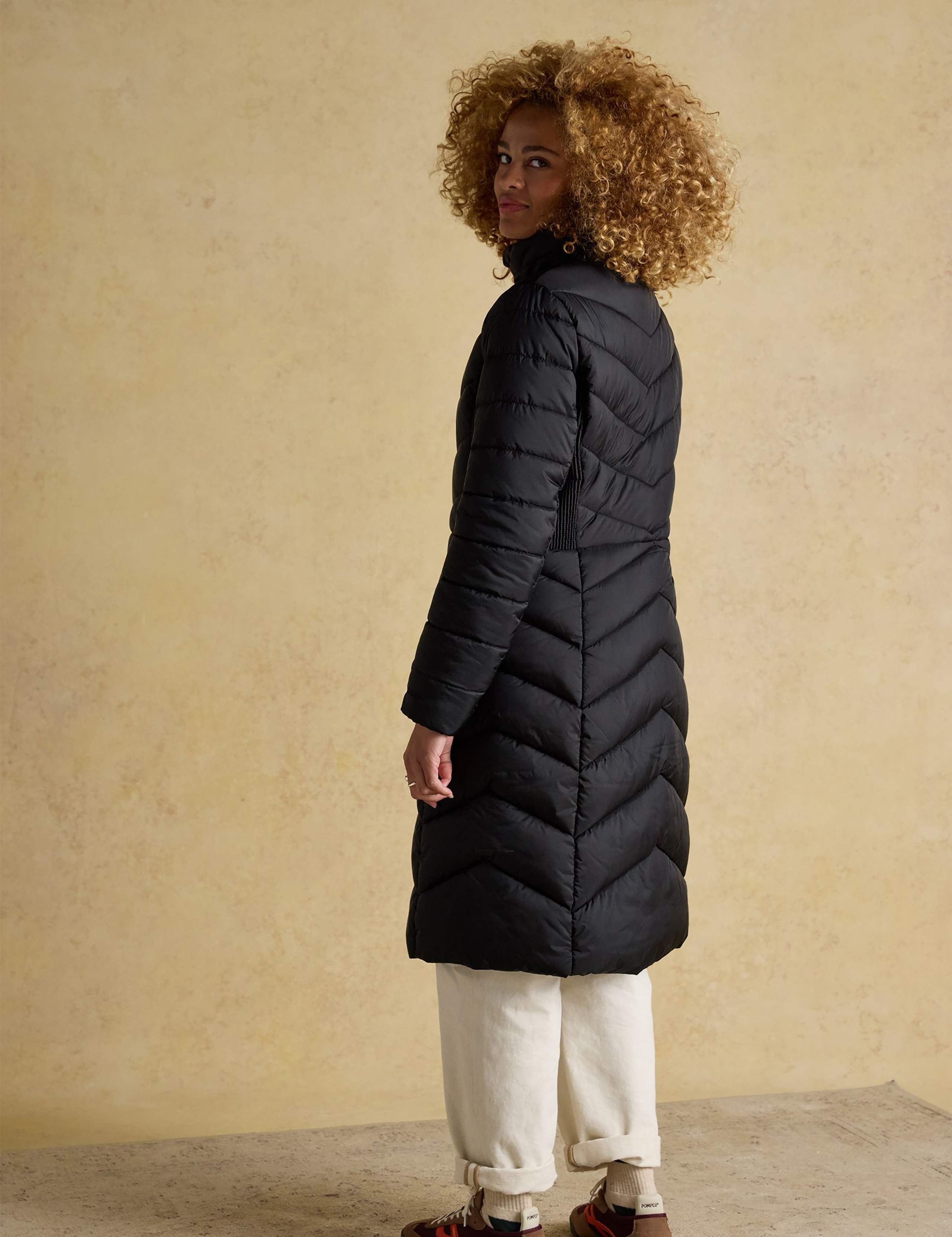 Showerproof Hooded Longline Puffer Coat 3 of 10