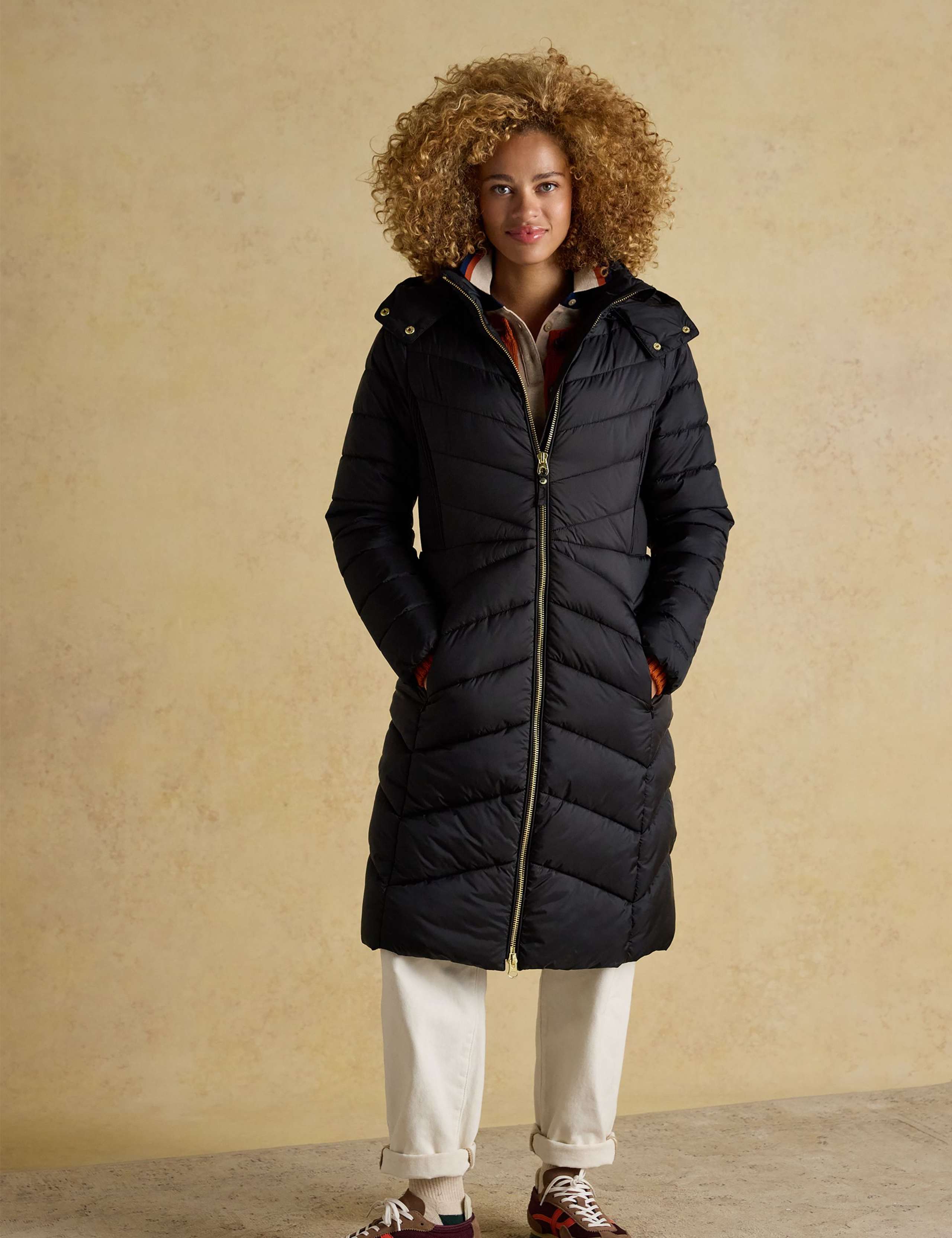 Showerproof Hooded Longline Puffer Coat 4 of 10