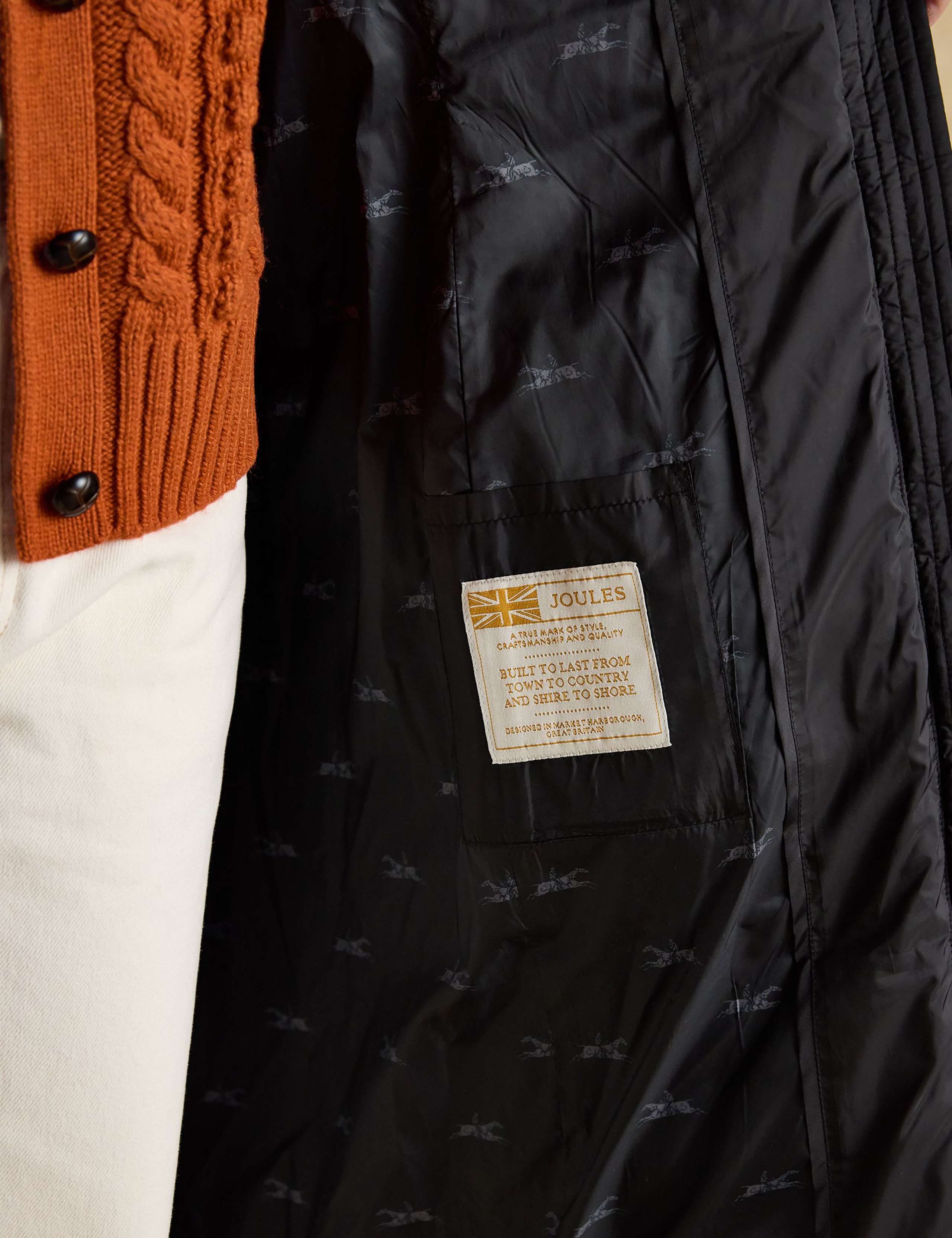 Showerproof Hooded Longline Puffer Coat 9 of 10