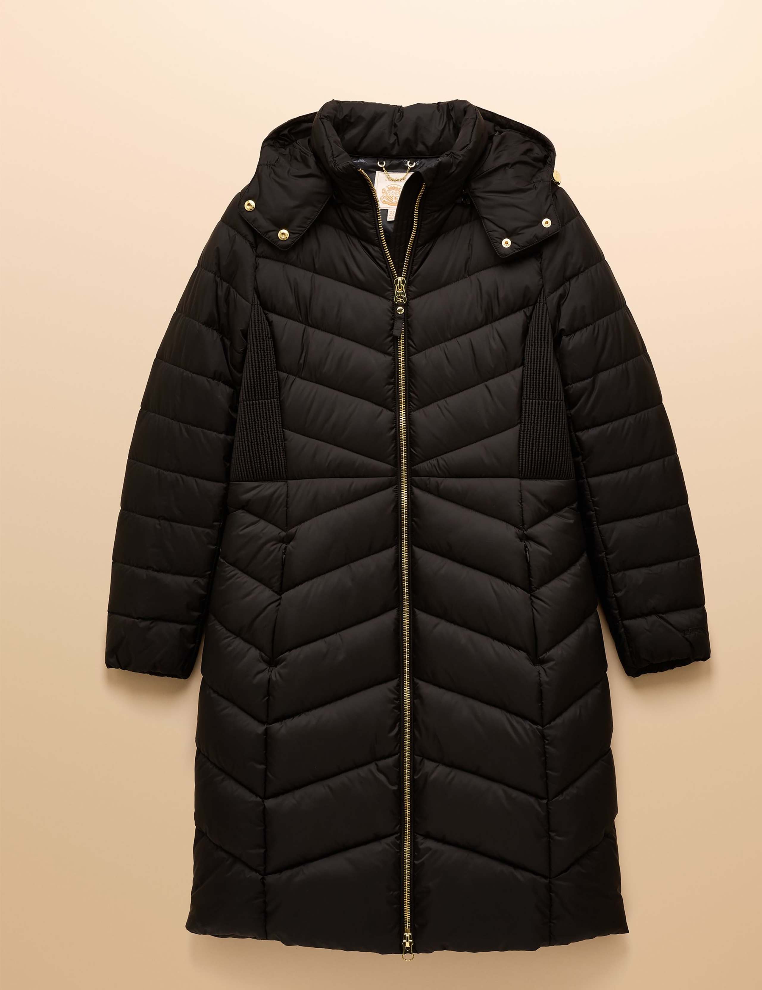 Showerproof Hooded Longline Puffer Coat 2 of 10