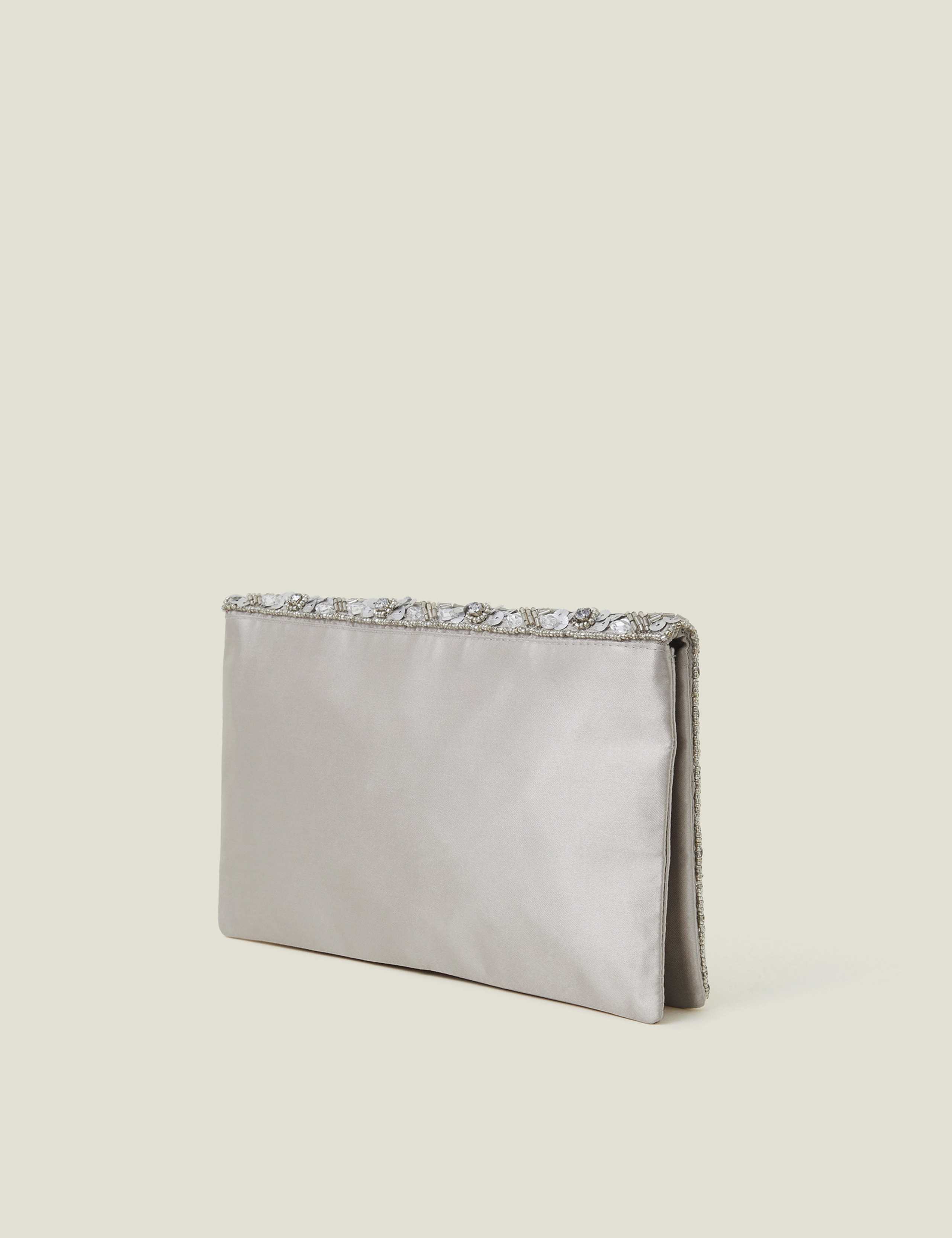 Beaded Sequin Chain Strap Clutch Bag 2 of 4