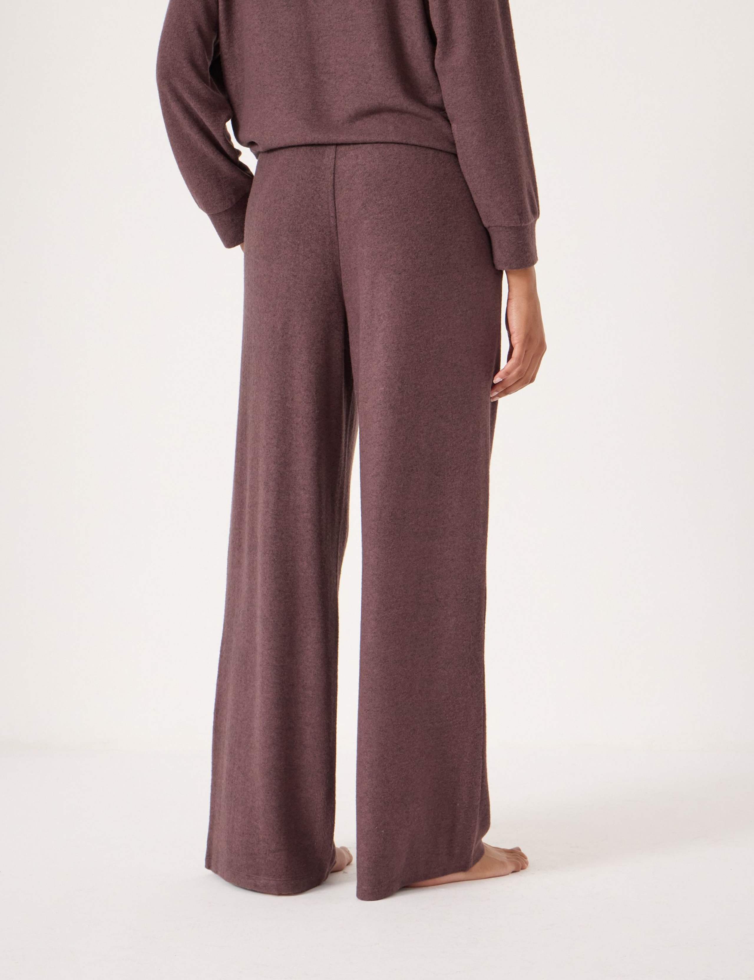 Supersoft Drawstring Wide Leg Joggers 4 of 5