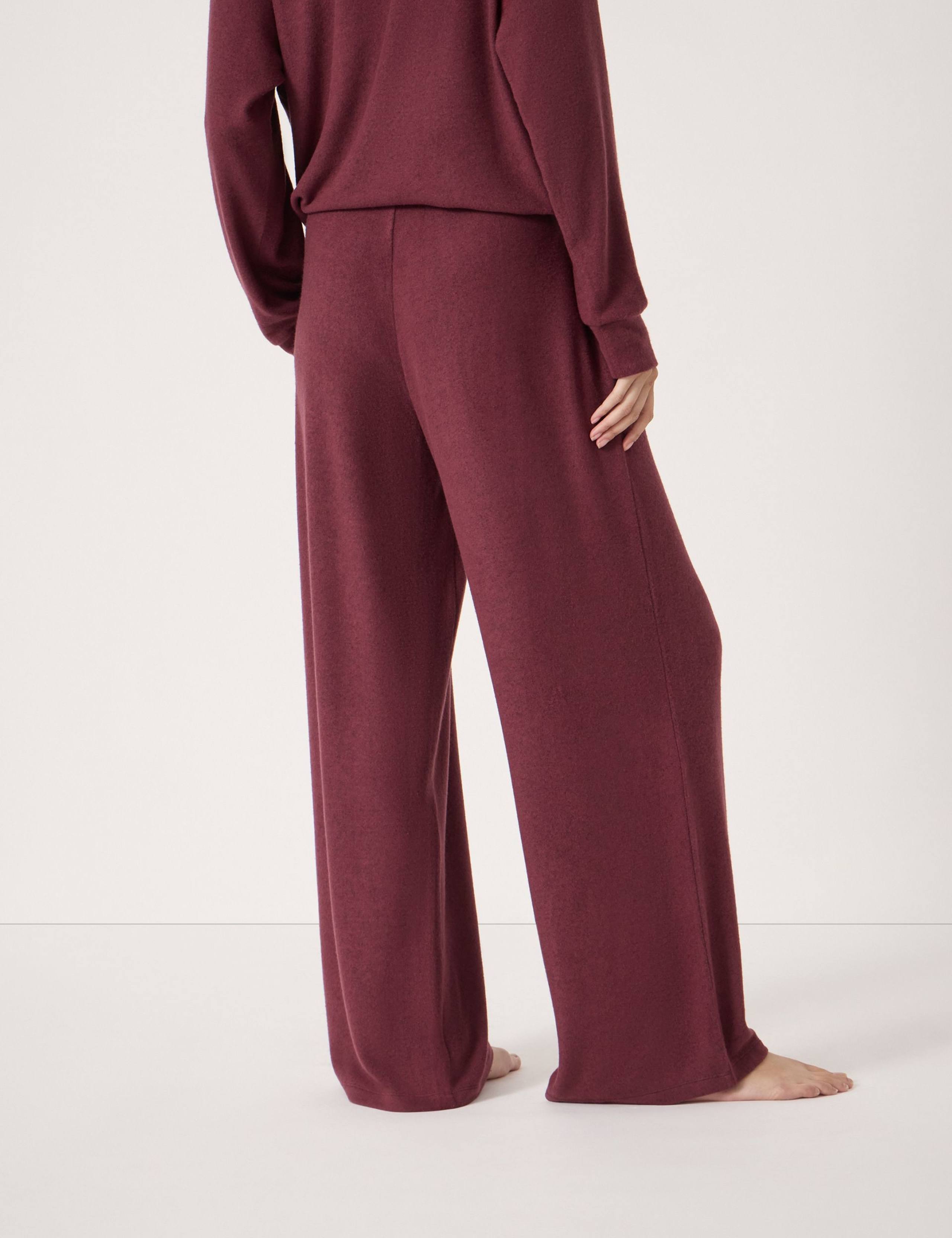 Supersoft Drawstring Wide Leg Joggers 3 of 5