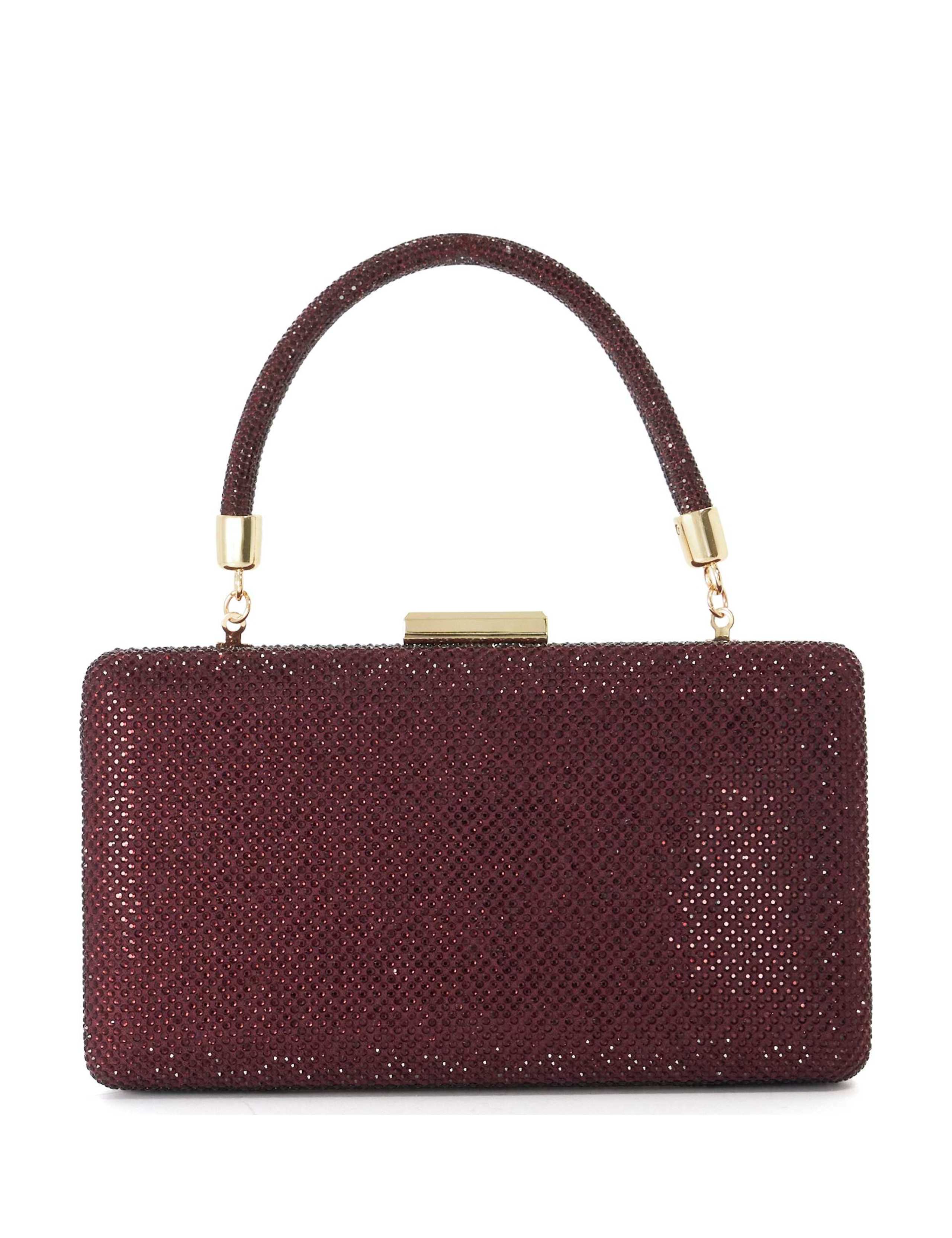 Embellished Chain Strap Slim Clutch Bag 2 of 6