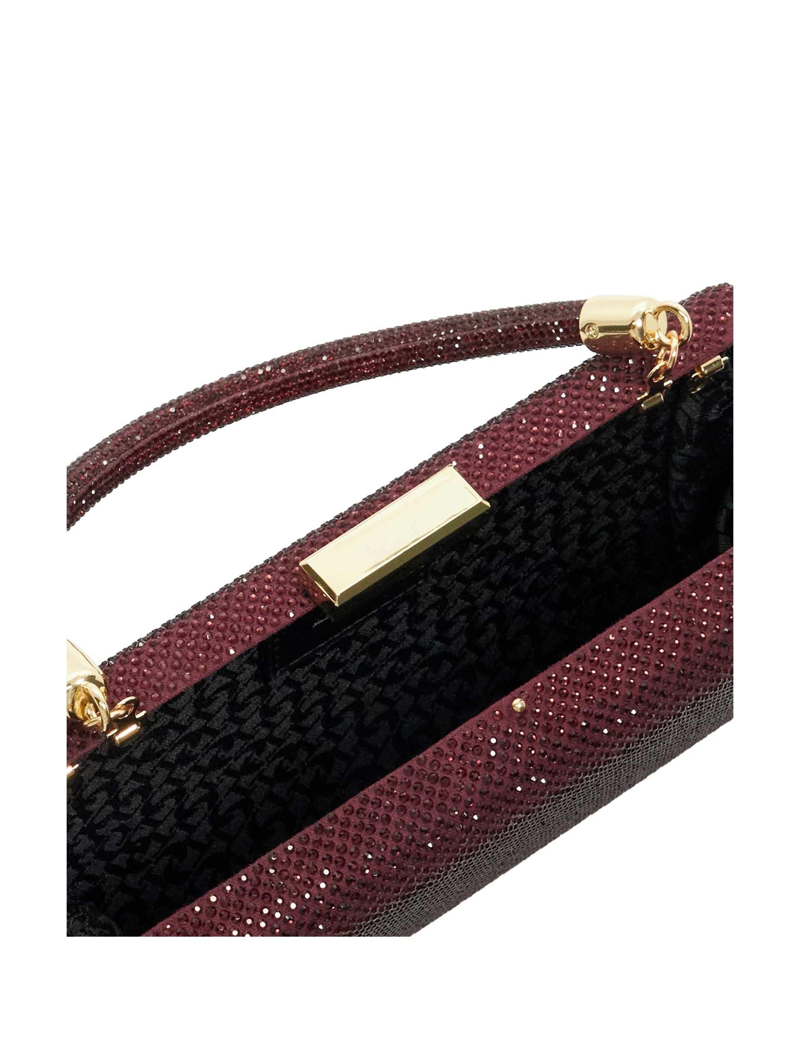 Embellished Chain Strap Slim Clutch Bag 3 of 6
