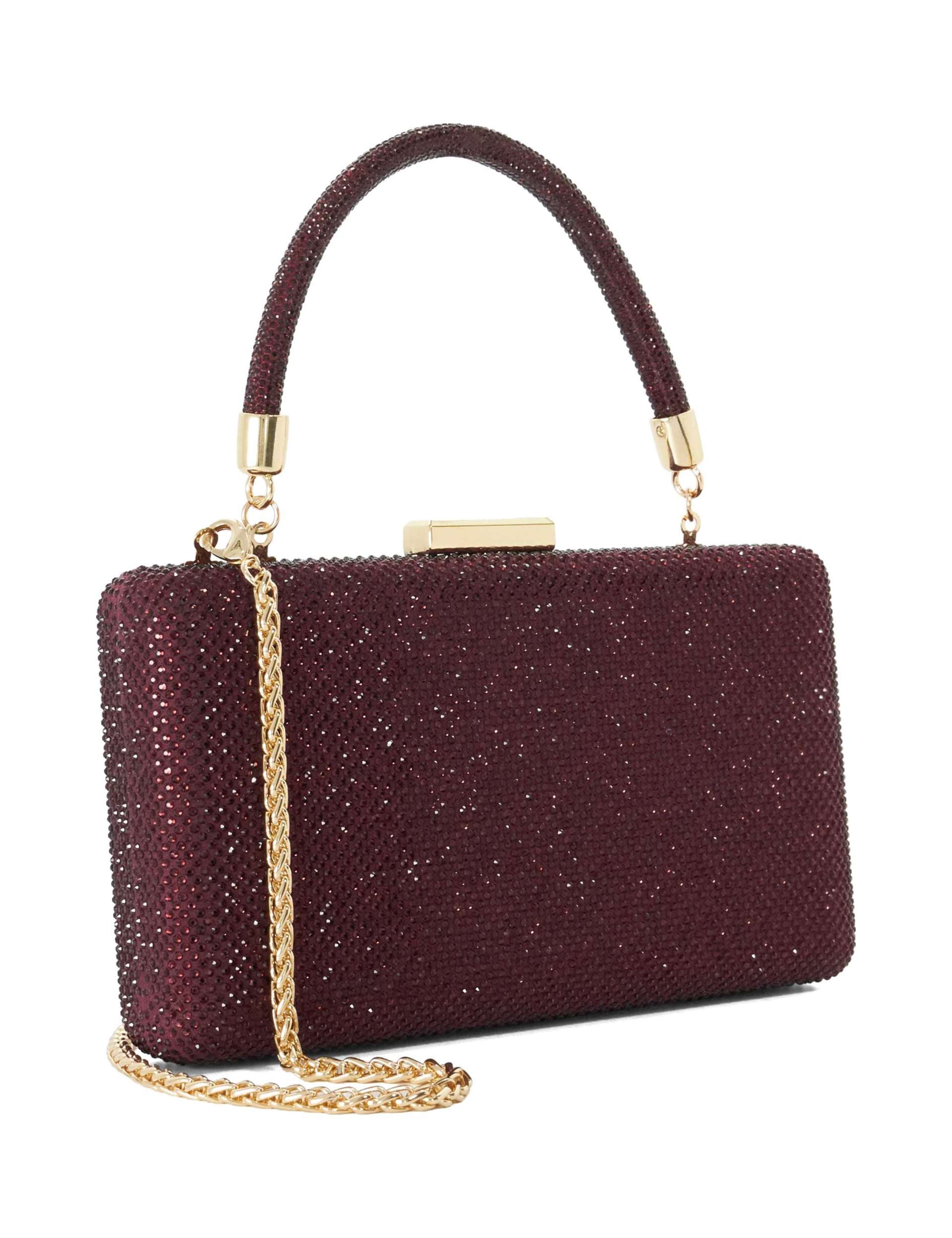 Embellished Chain Strap Slim Clutch Bag 5 of 6