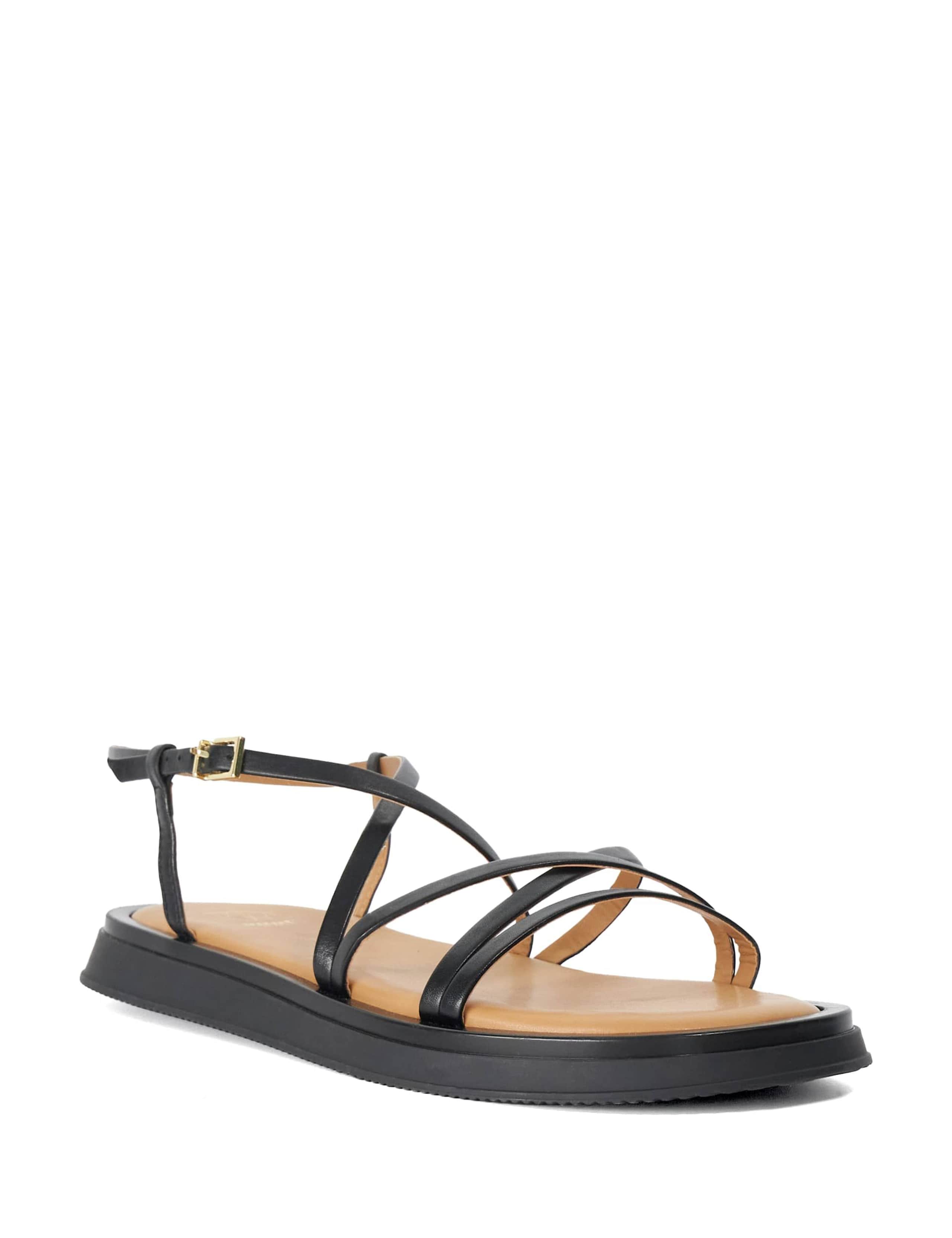 Leather Tubular Strappy Footbed Sandals 2 of 5