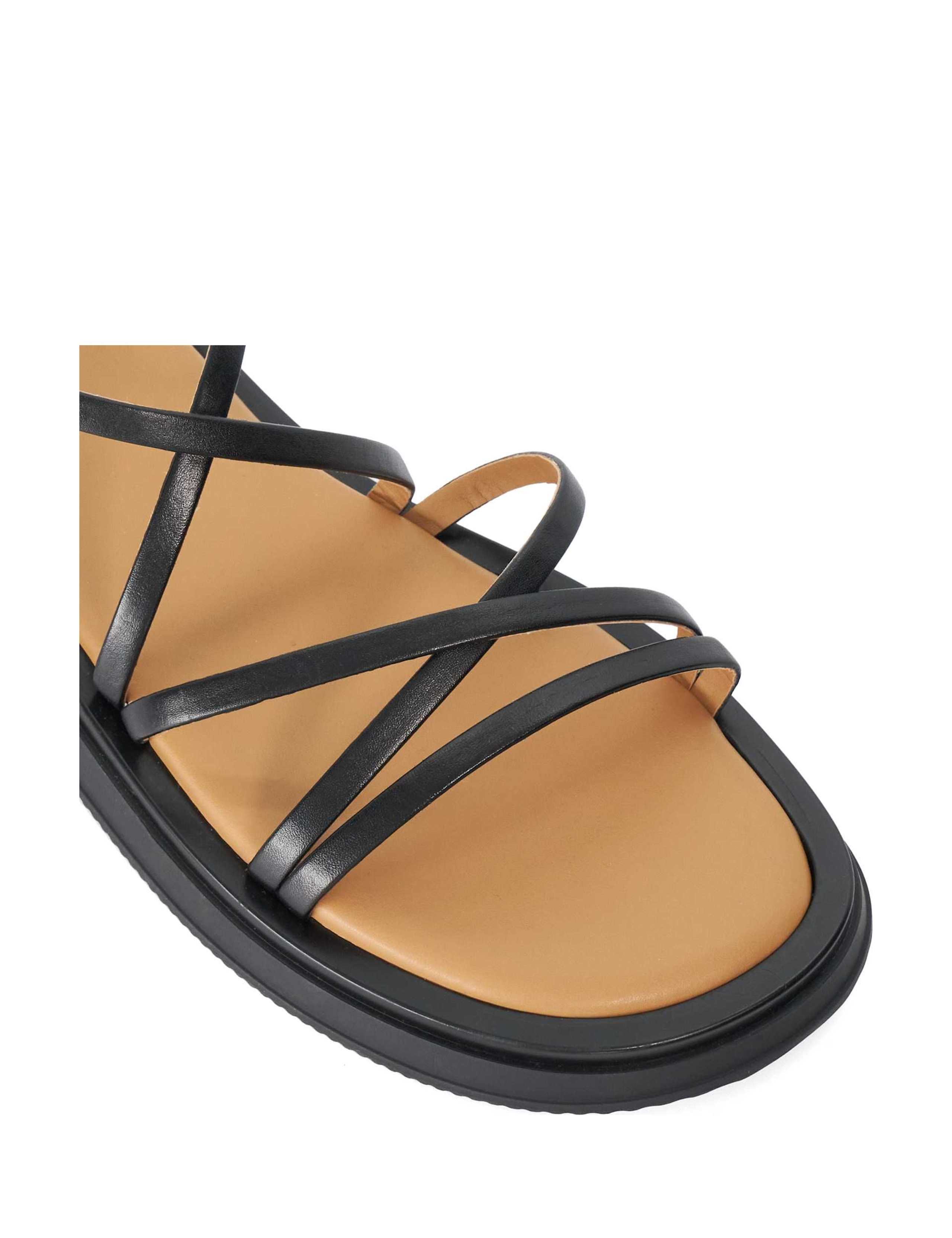 Leather Tubular Strappy Footbed Sandals 5 of 5