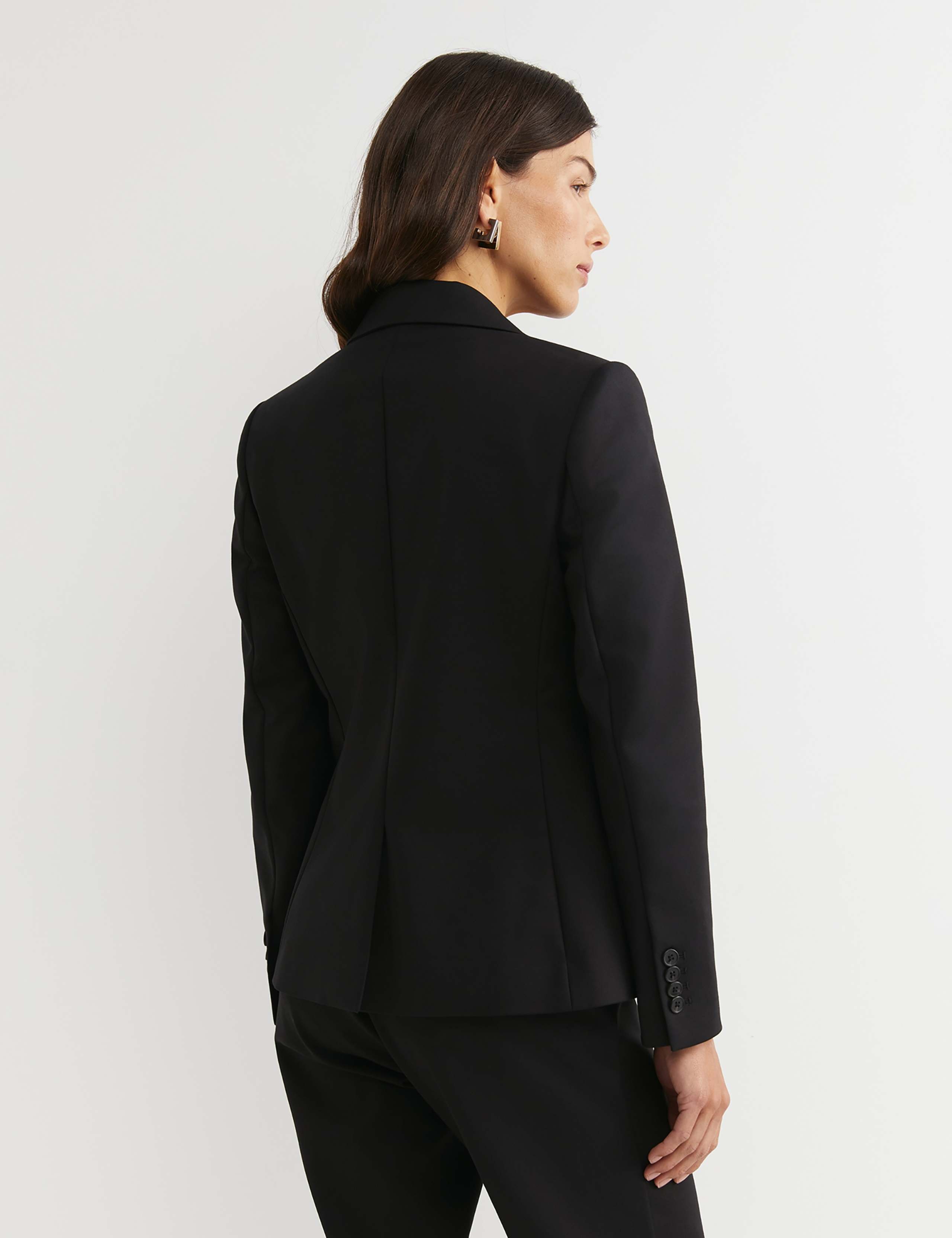 Cotton Rich Single Breasted Blazer 2 of 6