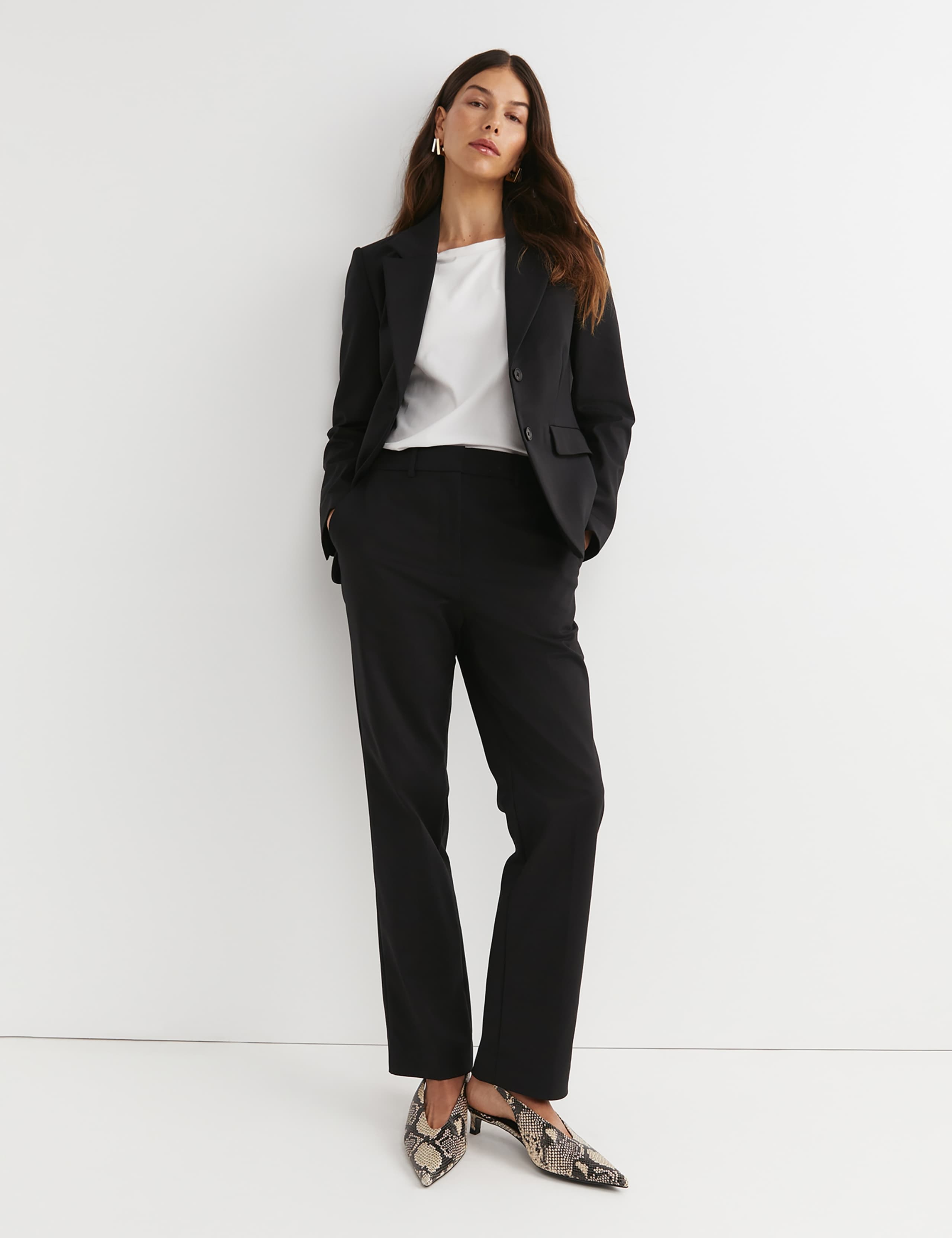 Cotton Rich Single Breasted Blazer 3 of 6