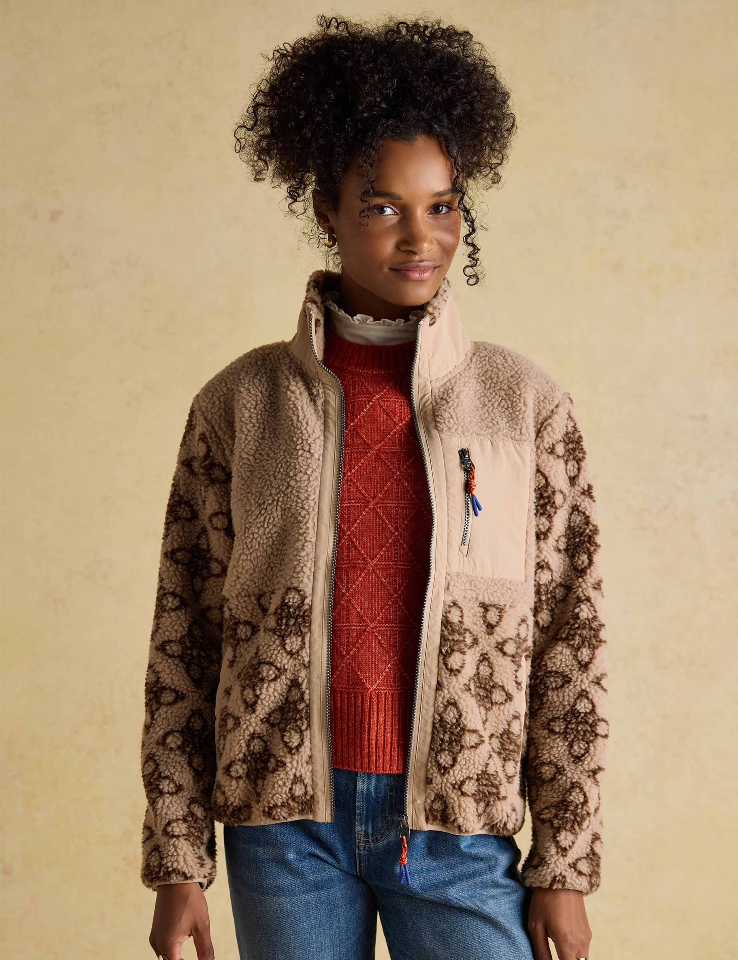 Printed Zip Up Fleece 4 of 10