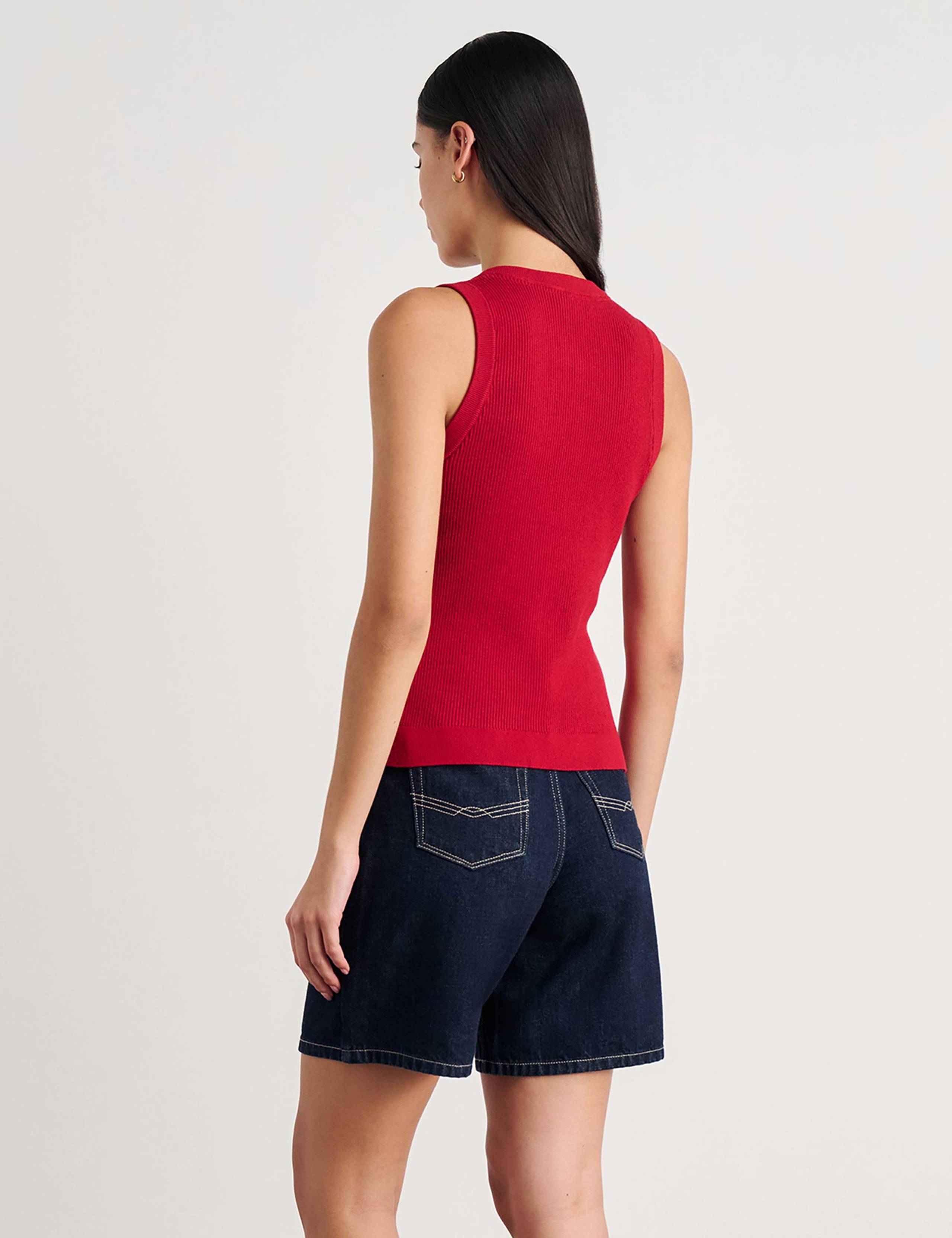 Button Through Knitted Vest 5 of 5