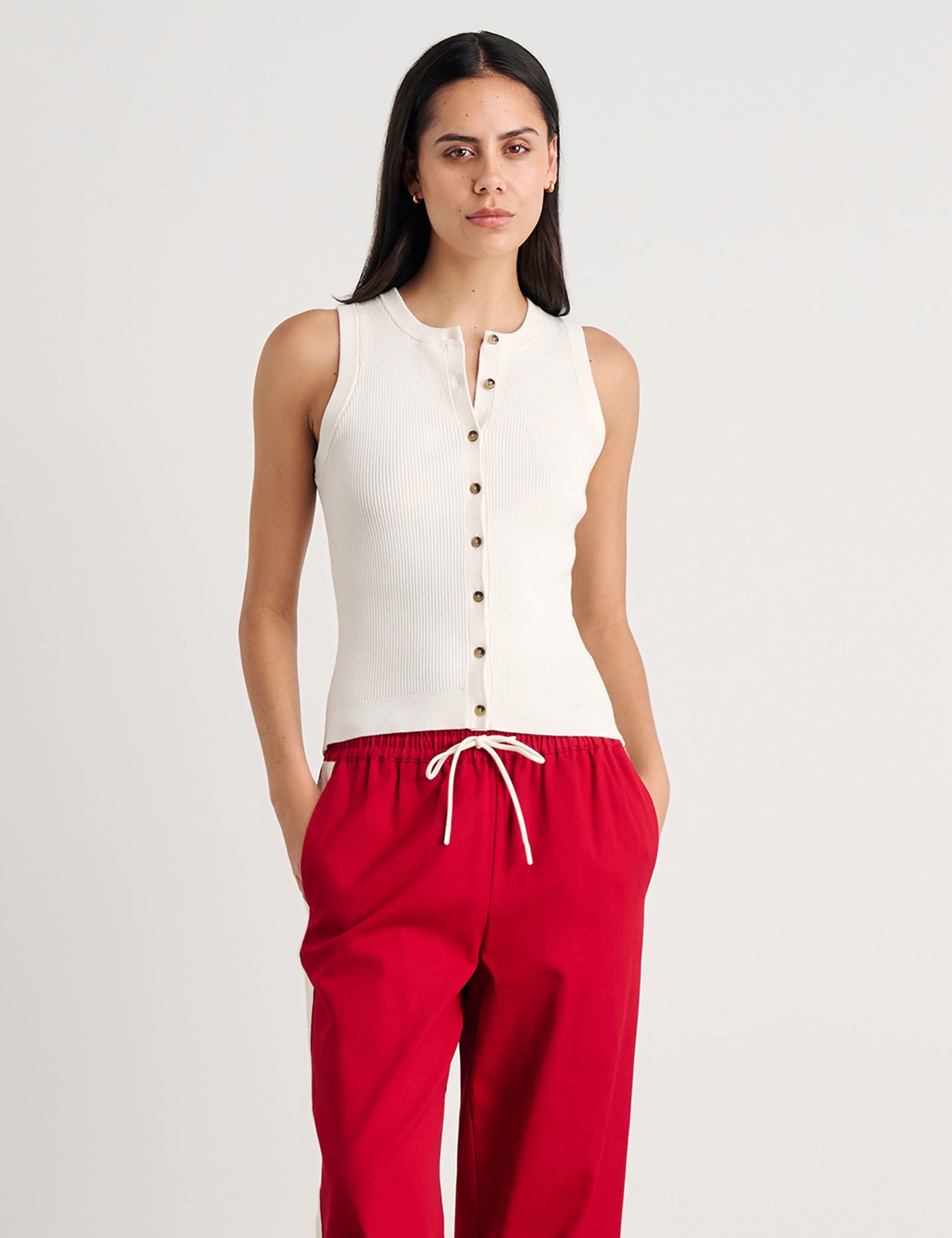 Button Through Knitted Vest 4 of 4