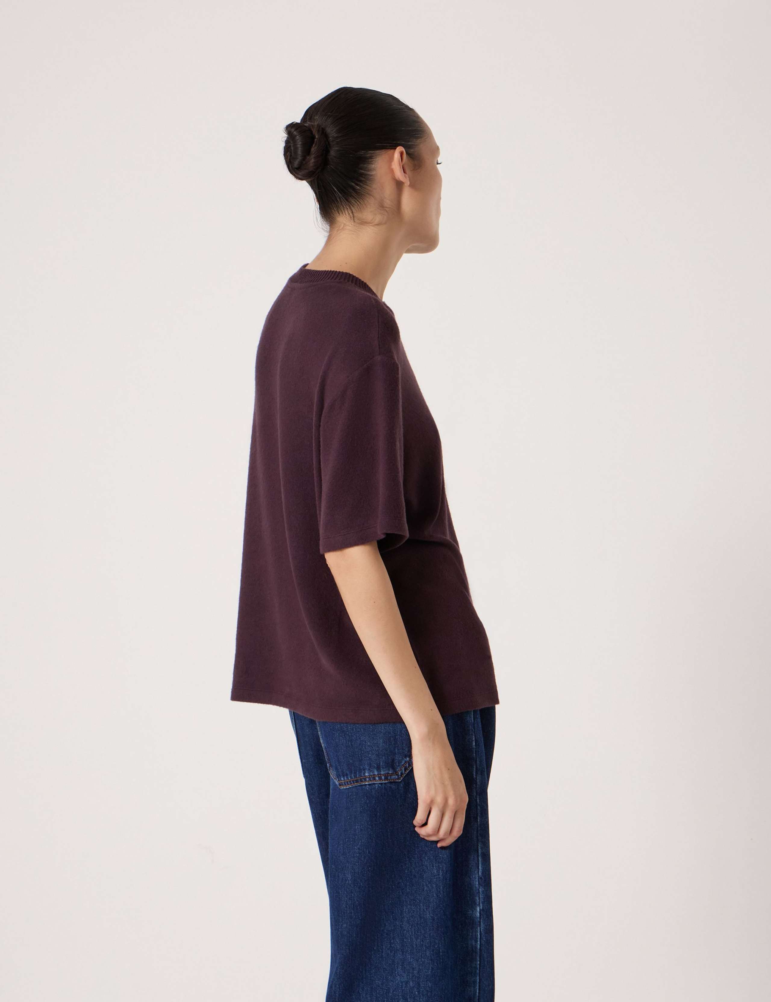 Supersoft Textured Crew Neck T-Shirt 4 of 6