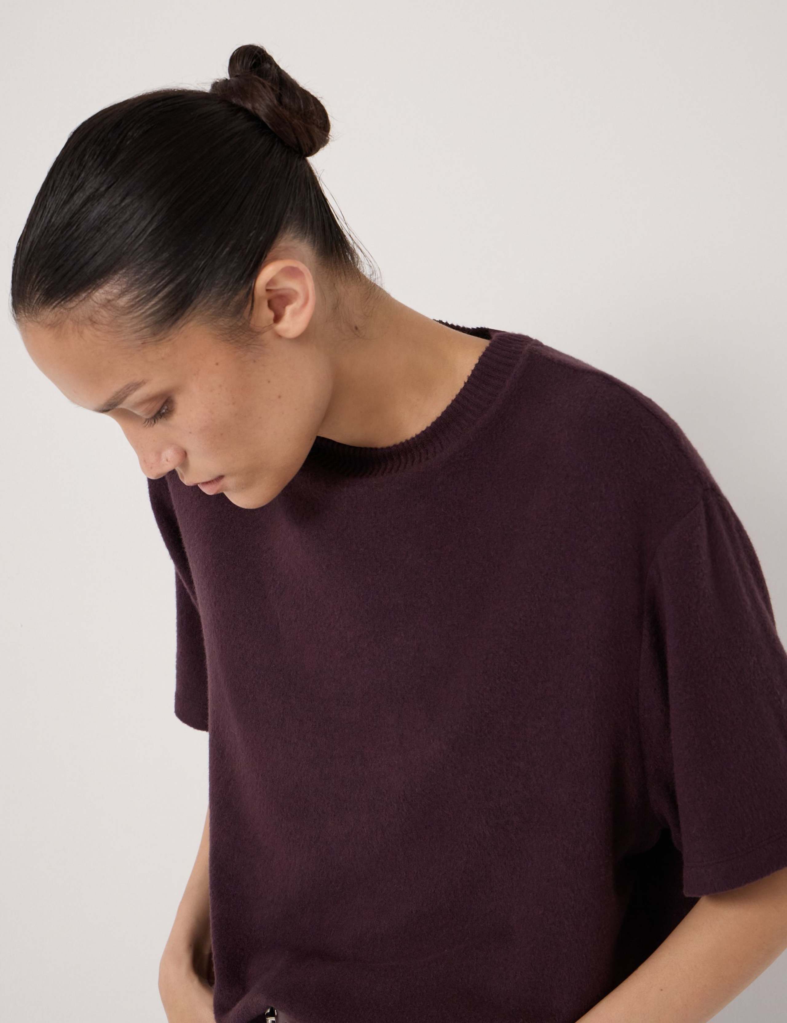Supersoft Textured Crew Neck T-Shirt 6 of 6
