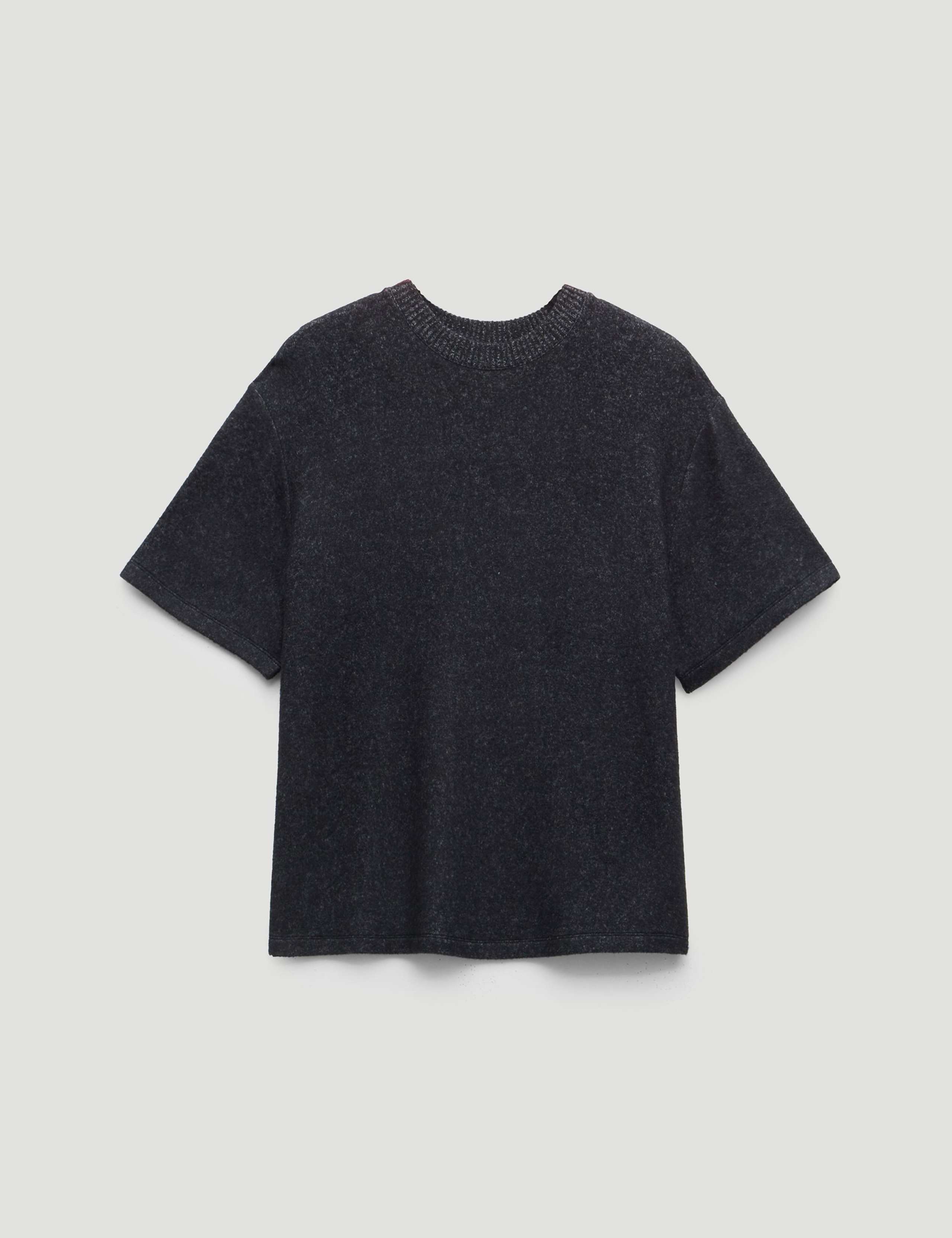 Supersoft Textured Crew Neck T-Shirt 2 of 5