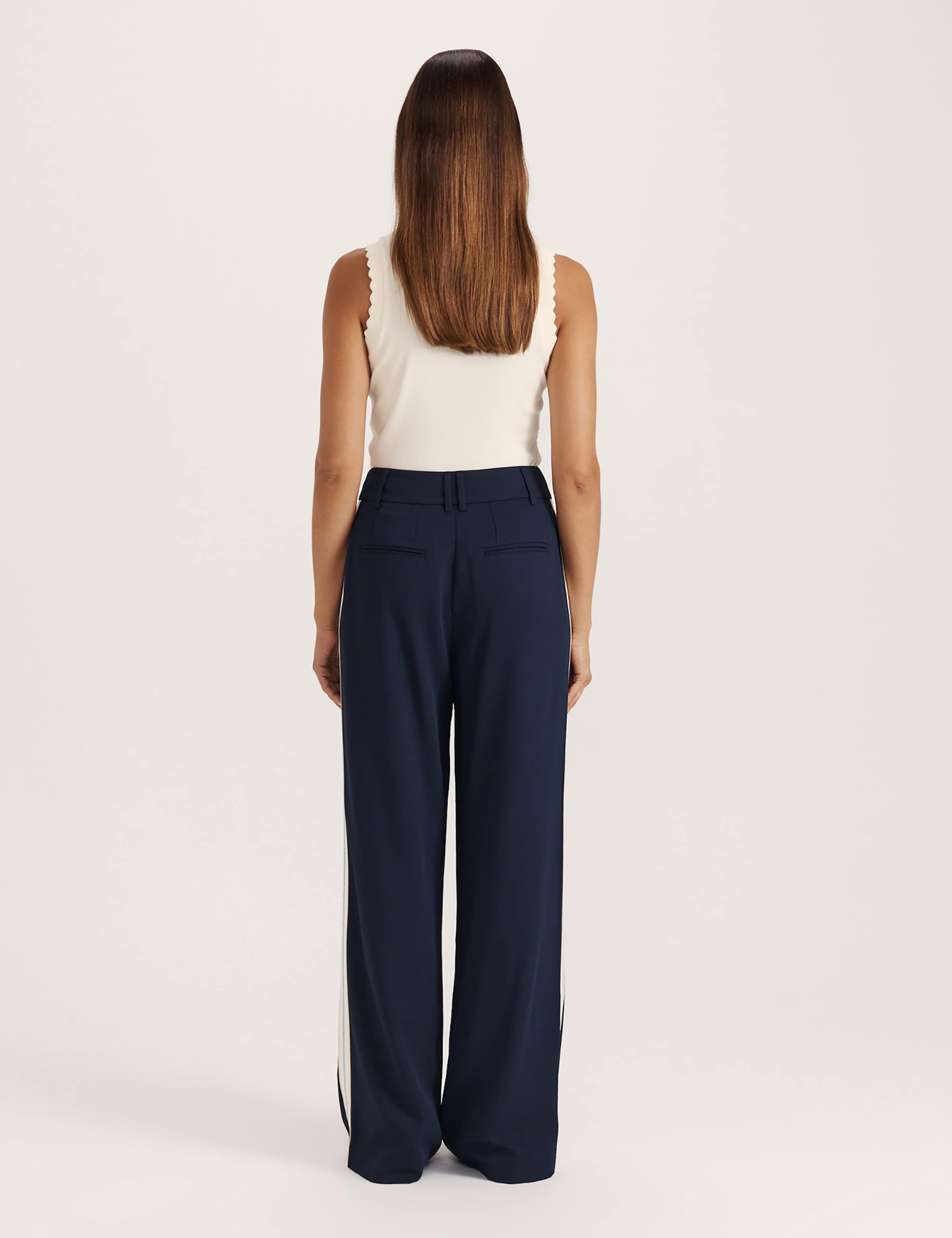 Side Stripe Wide Leg Trousers 3 of 6