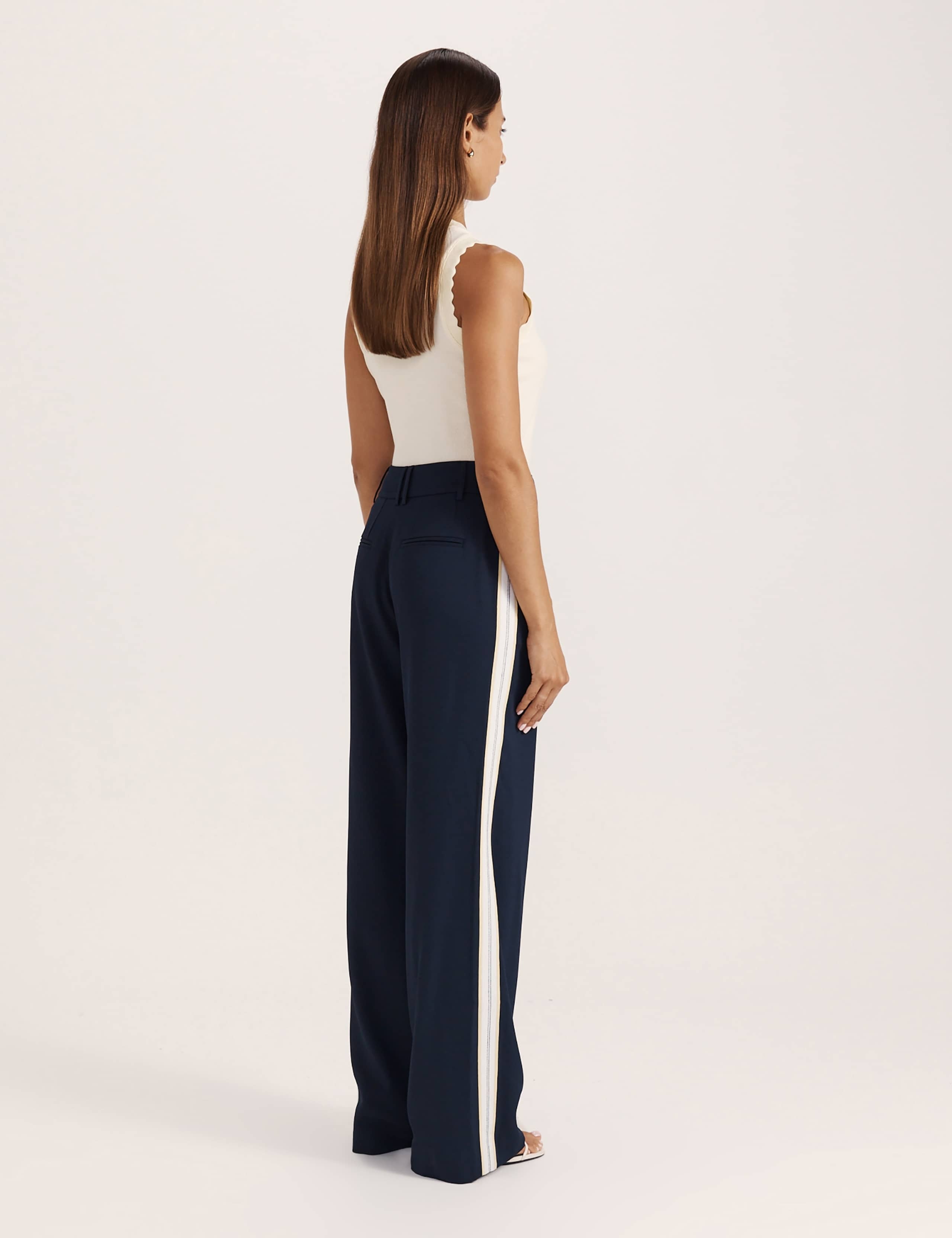 Side Stripe Wide Leg Trousers 5 of 6