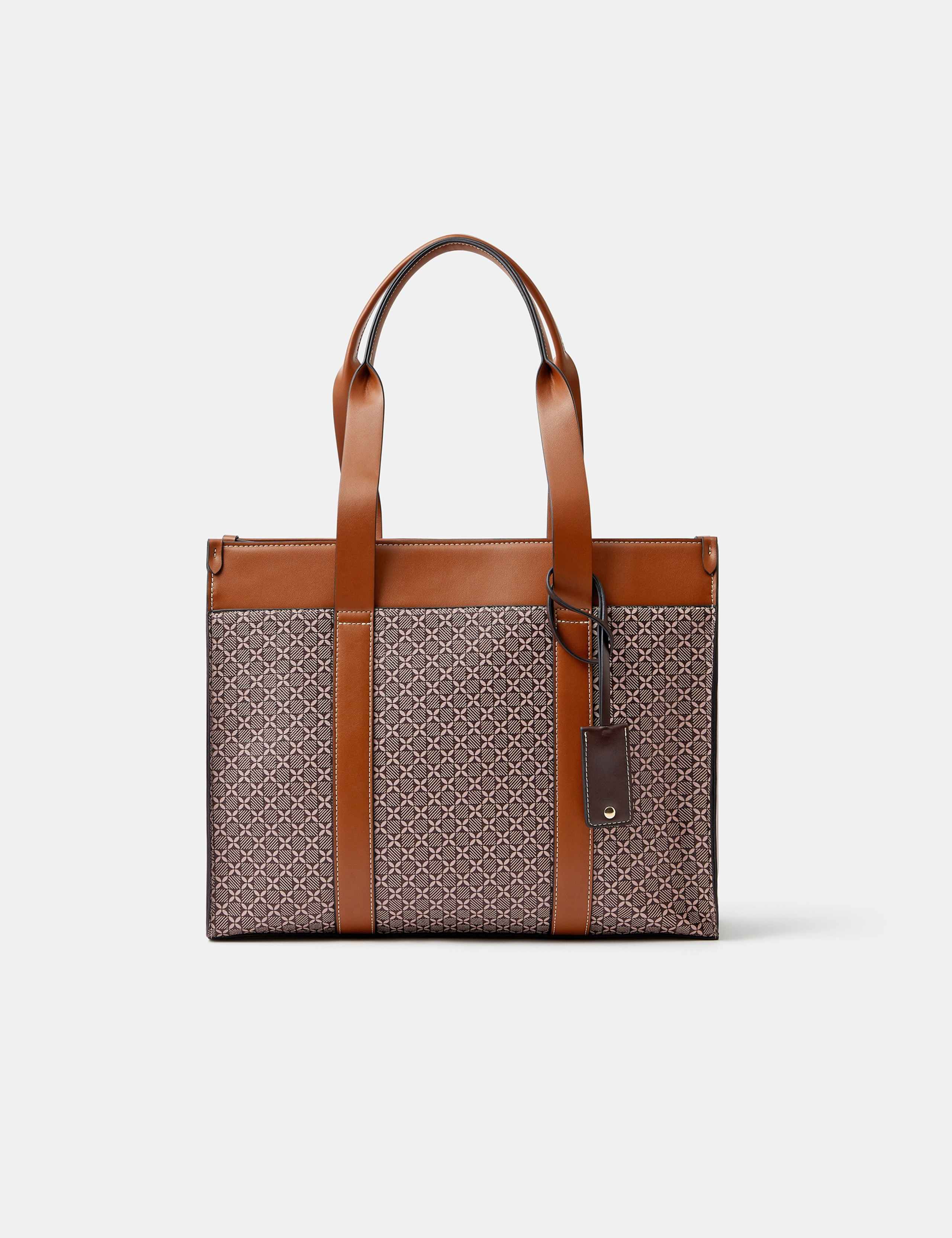 Geometric Print Shoulder Bag 2 of 5