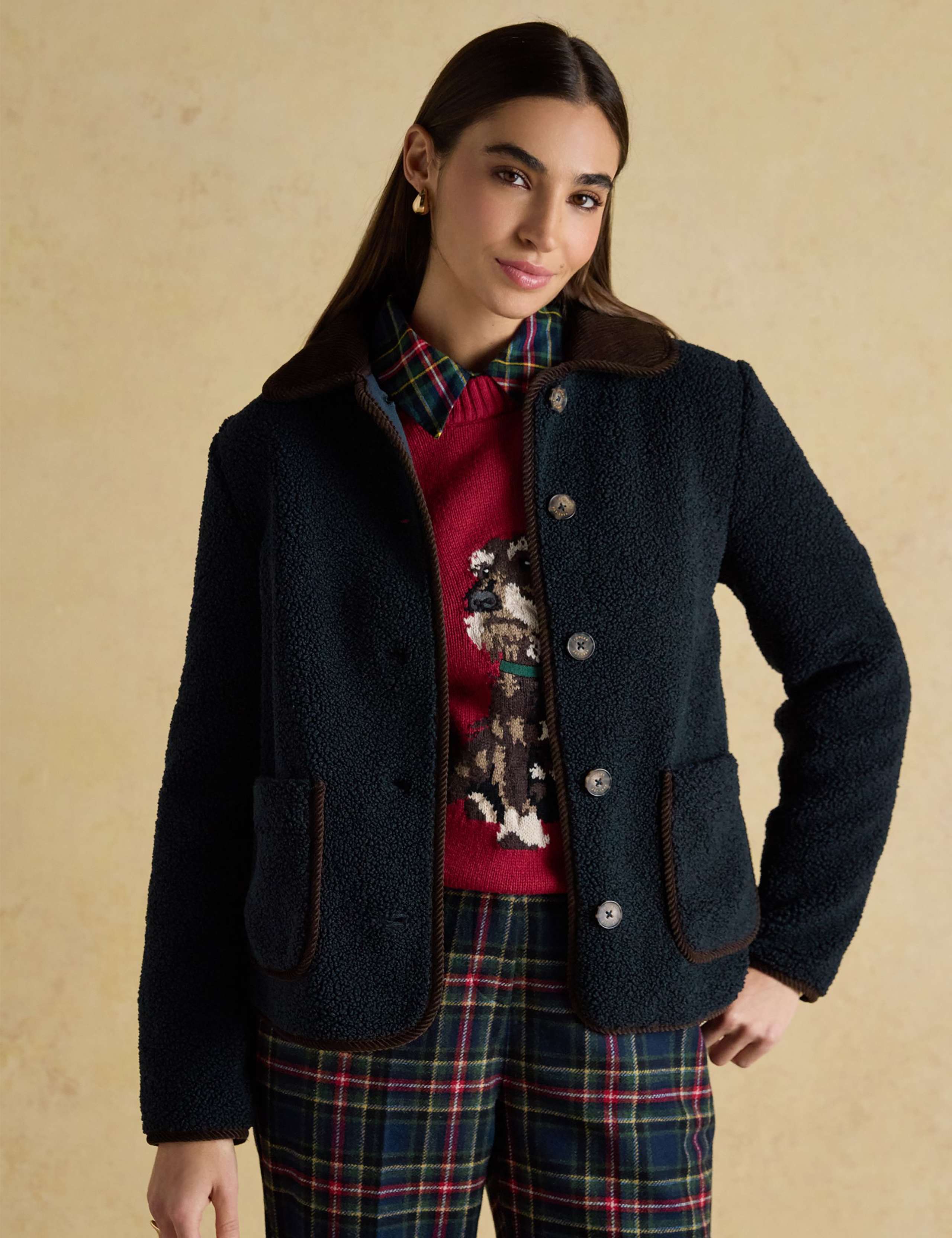 Fleece Collared Jacket 6 of 8