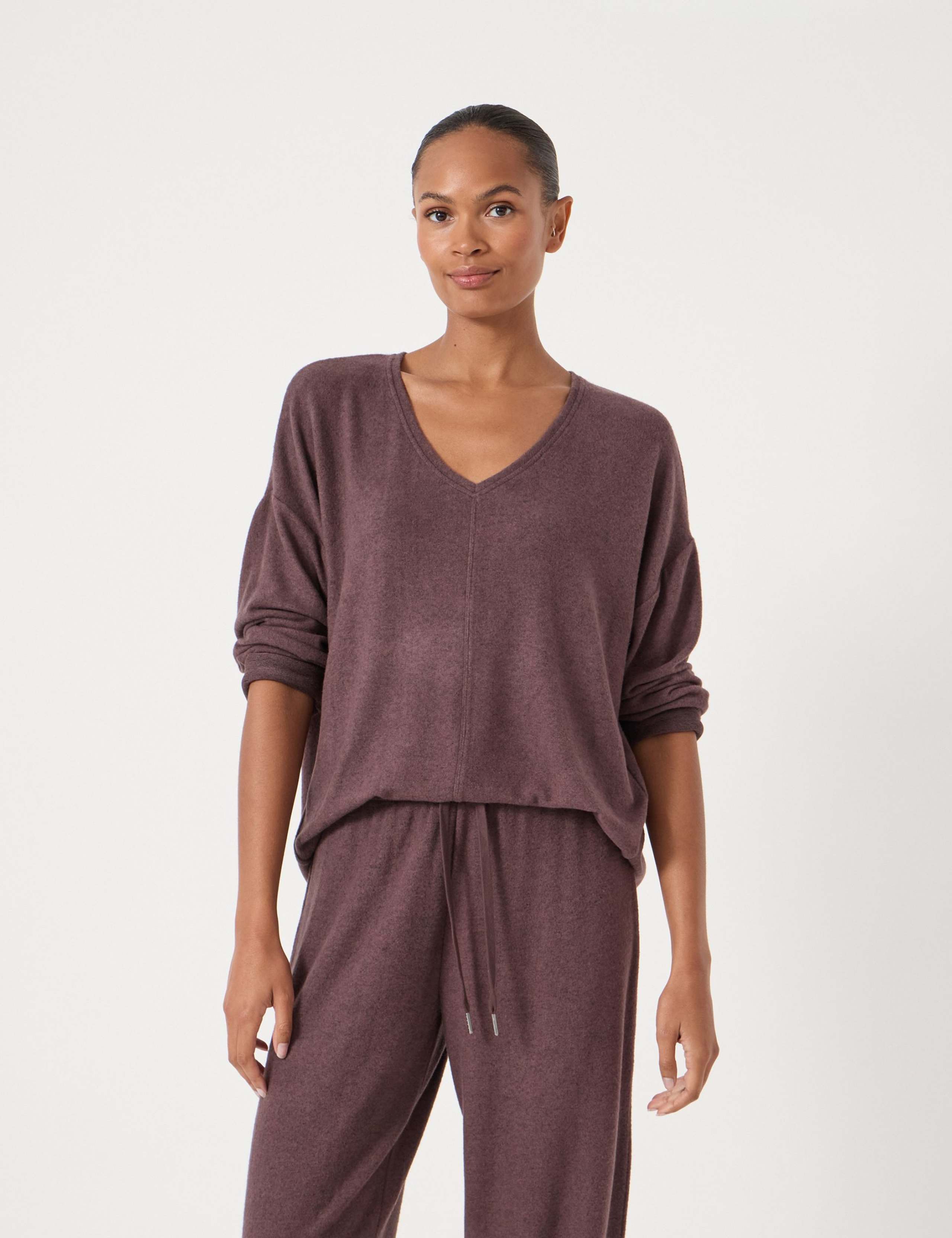 V-Neck Soft Touch Top 1 of 4