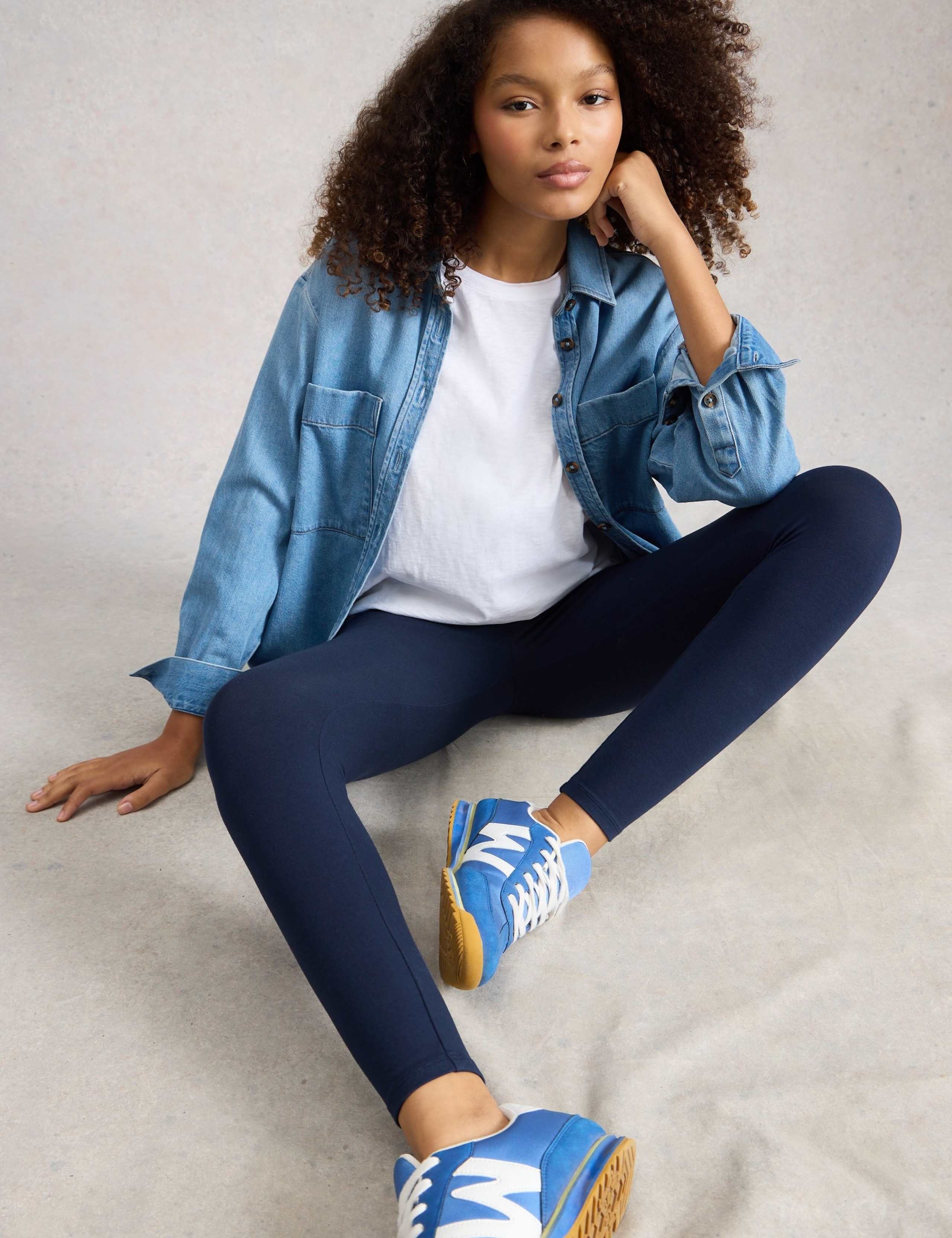 Cotton Blend Leggings 5 of 6