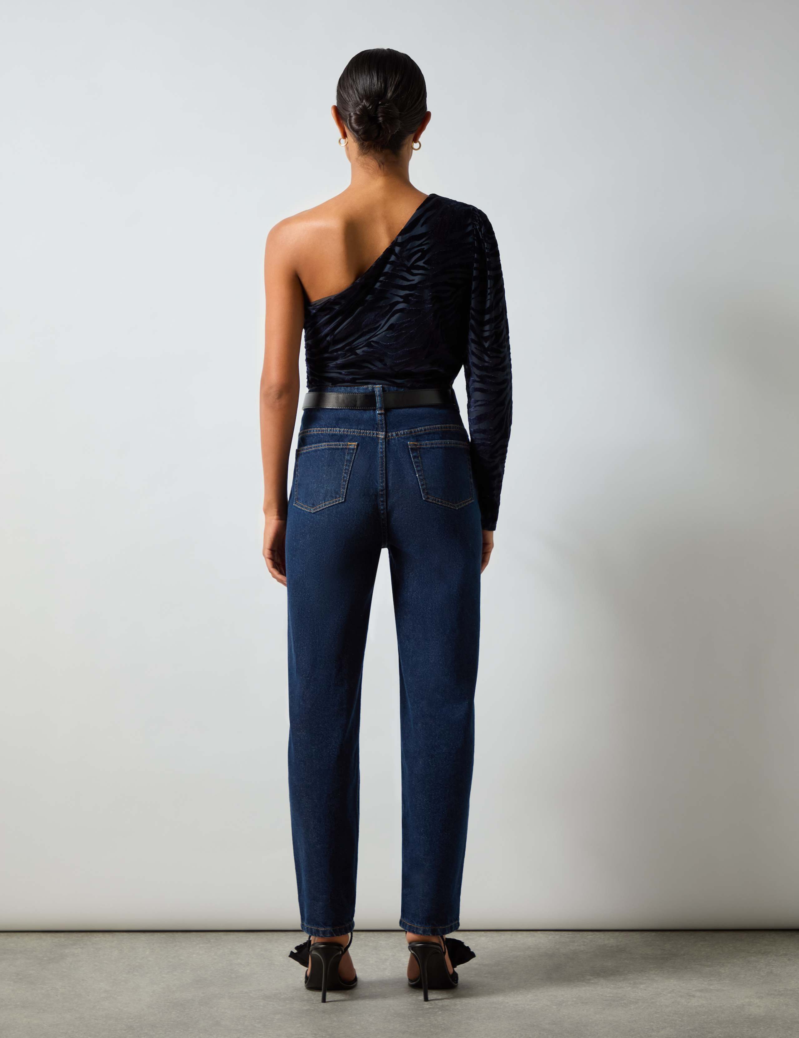 Zebra Print One Shoulder Top | RO&ZO | M&S