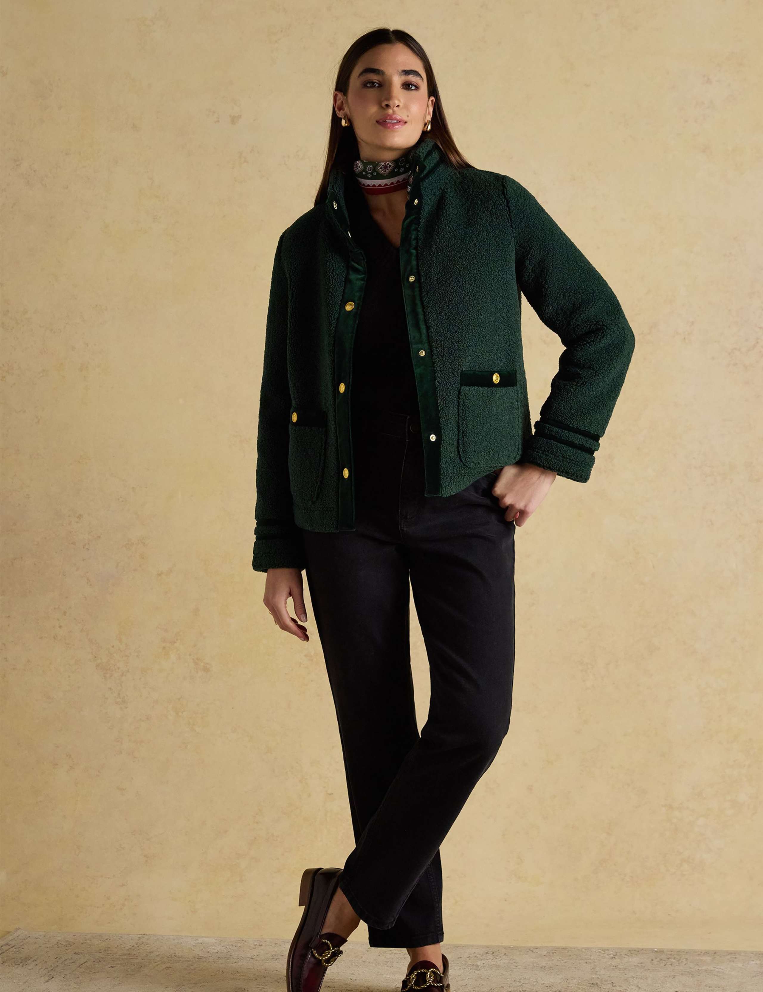 Funnel Neck Fleece Jacket 5 of 8