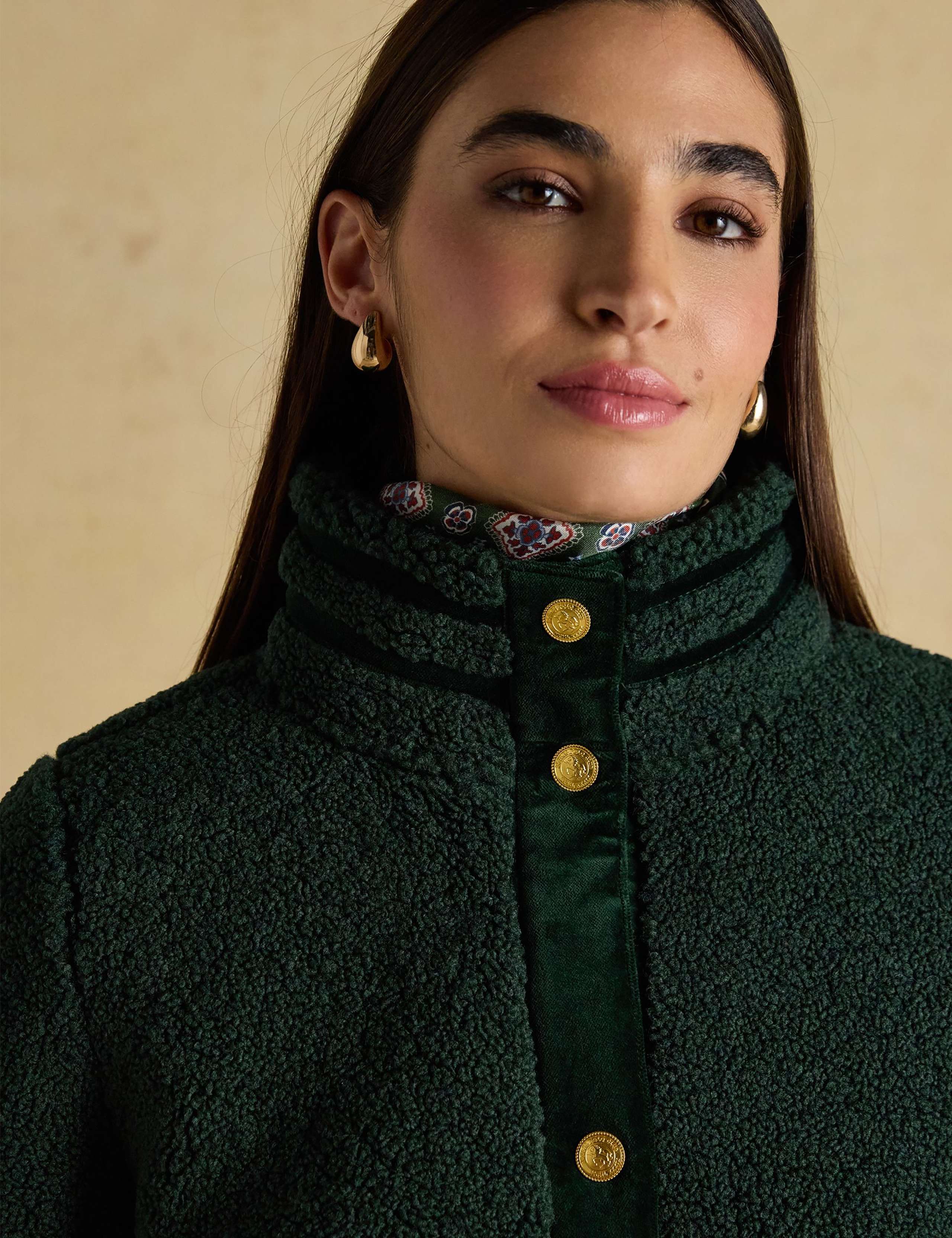 Funnel Neck Fleece Jacket 6 of 8