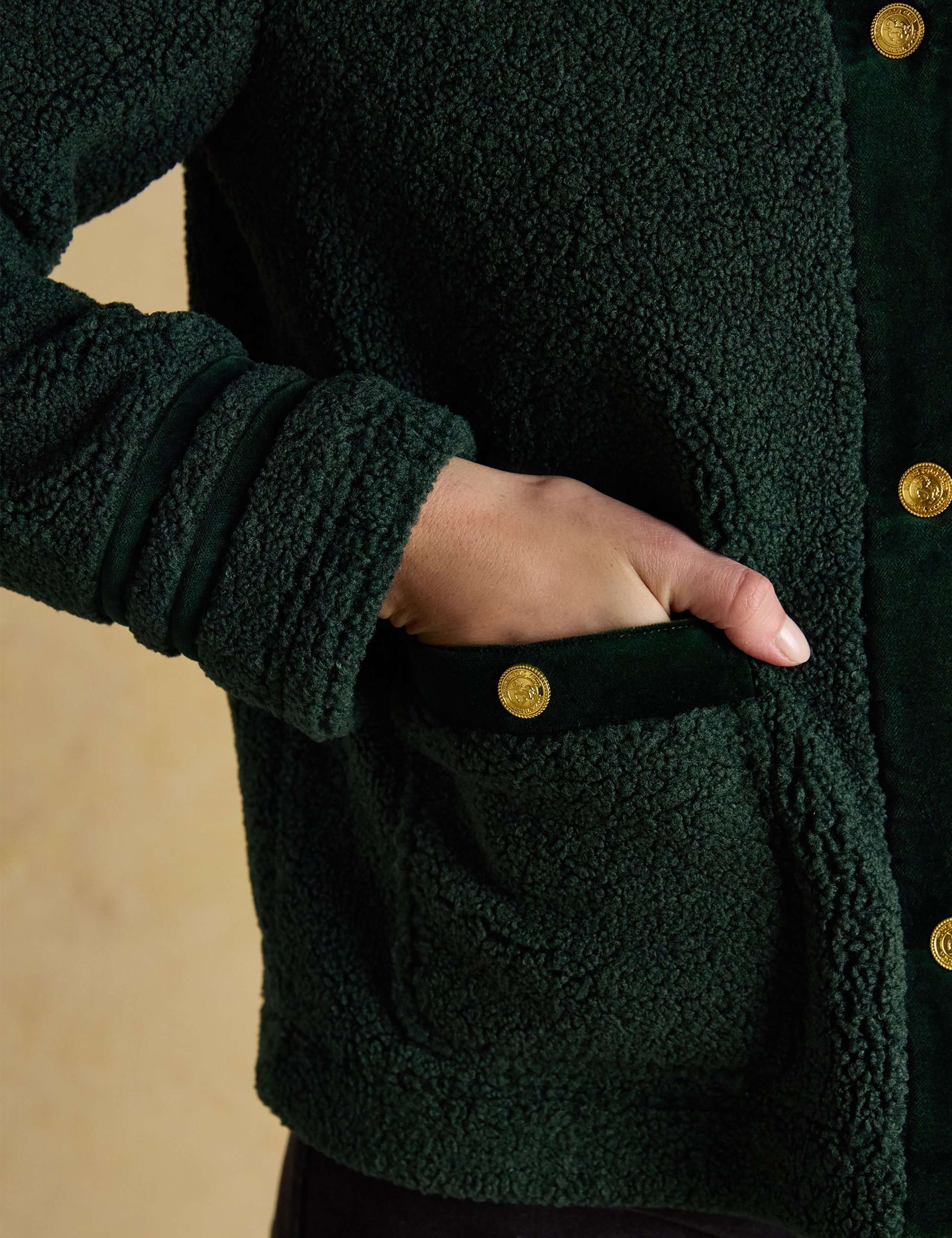 Funnel Neck Fleece Jacket 8 of 8