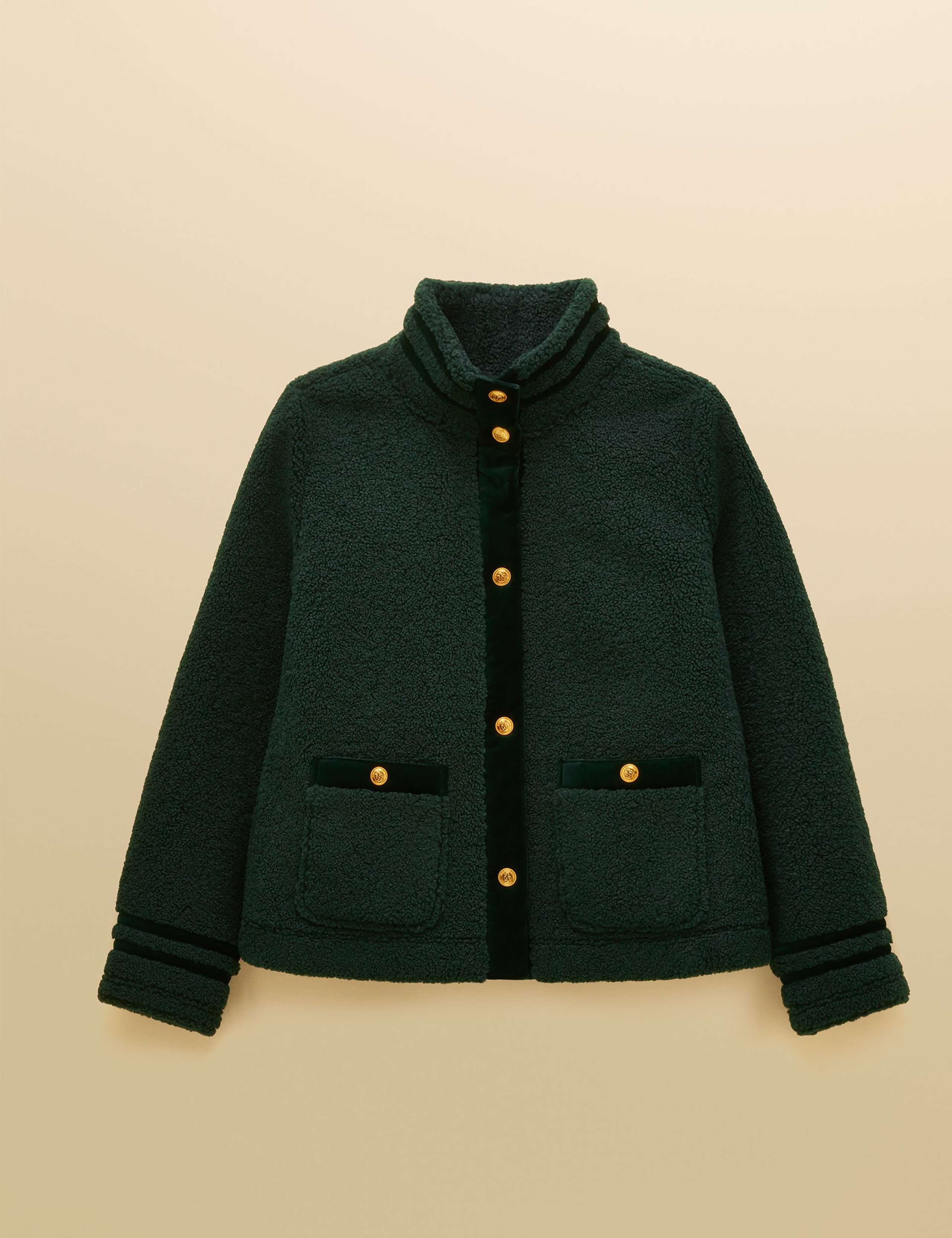 Funnel Neck Fleece Jacket 2 of 8