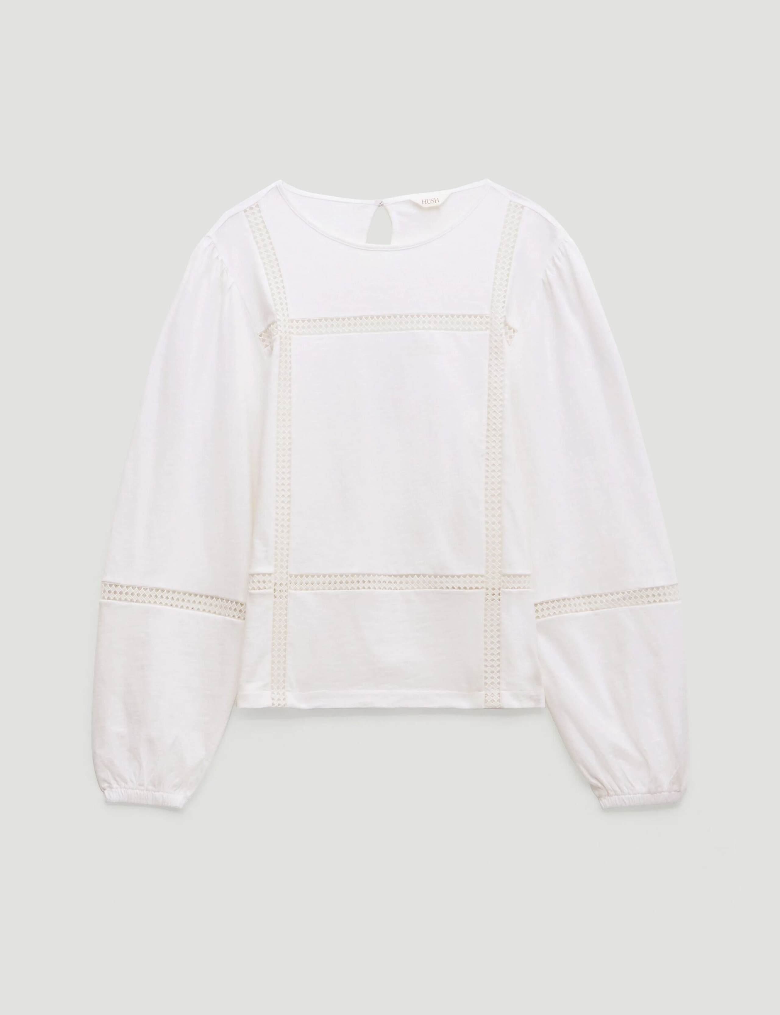 Pure Cotton Lace Detail Top 2 of 5