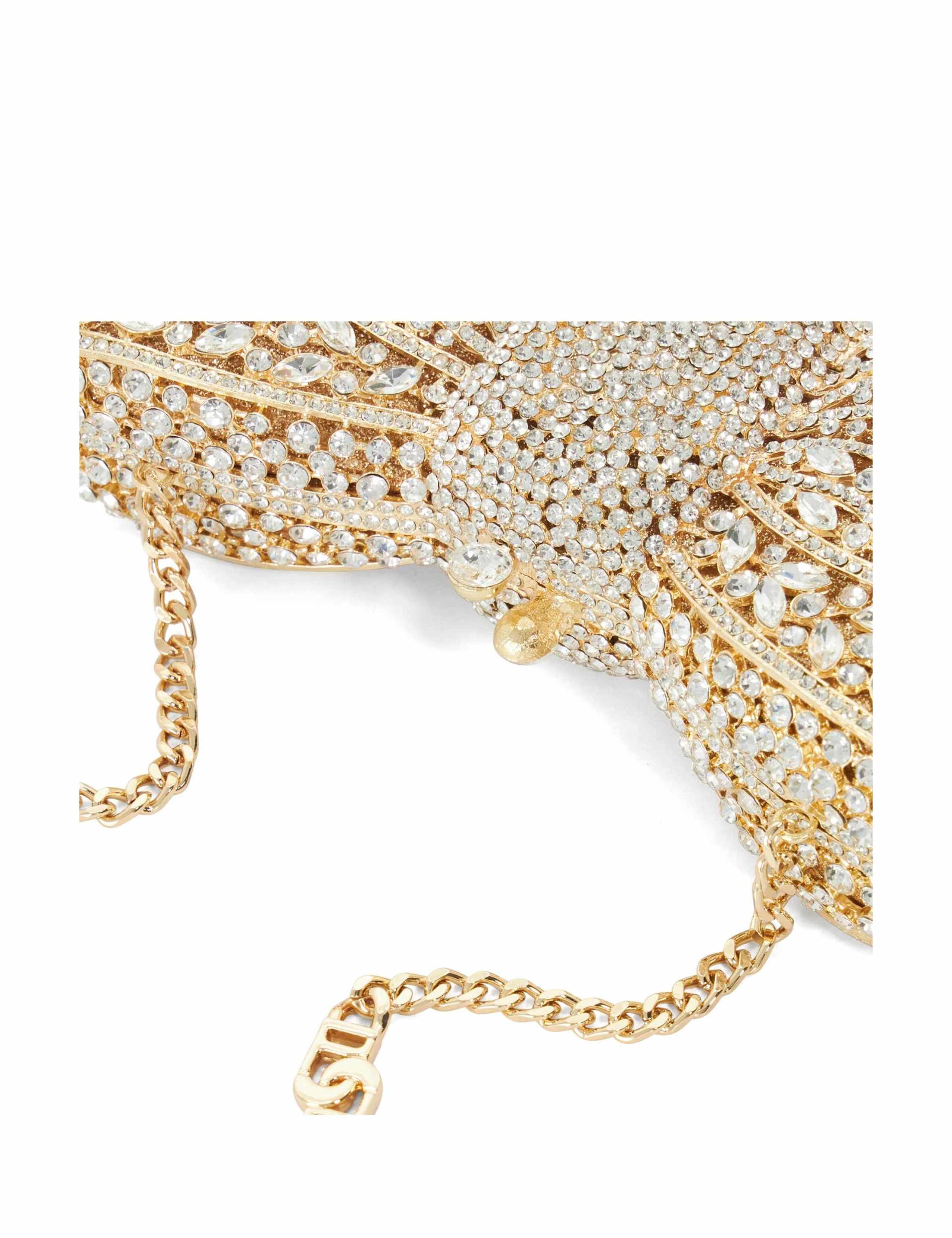 Diamanté Bow Clutch Bag 4 of 6