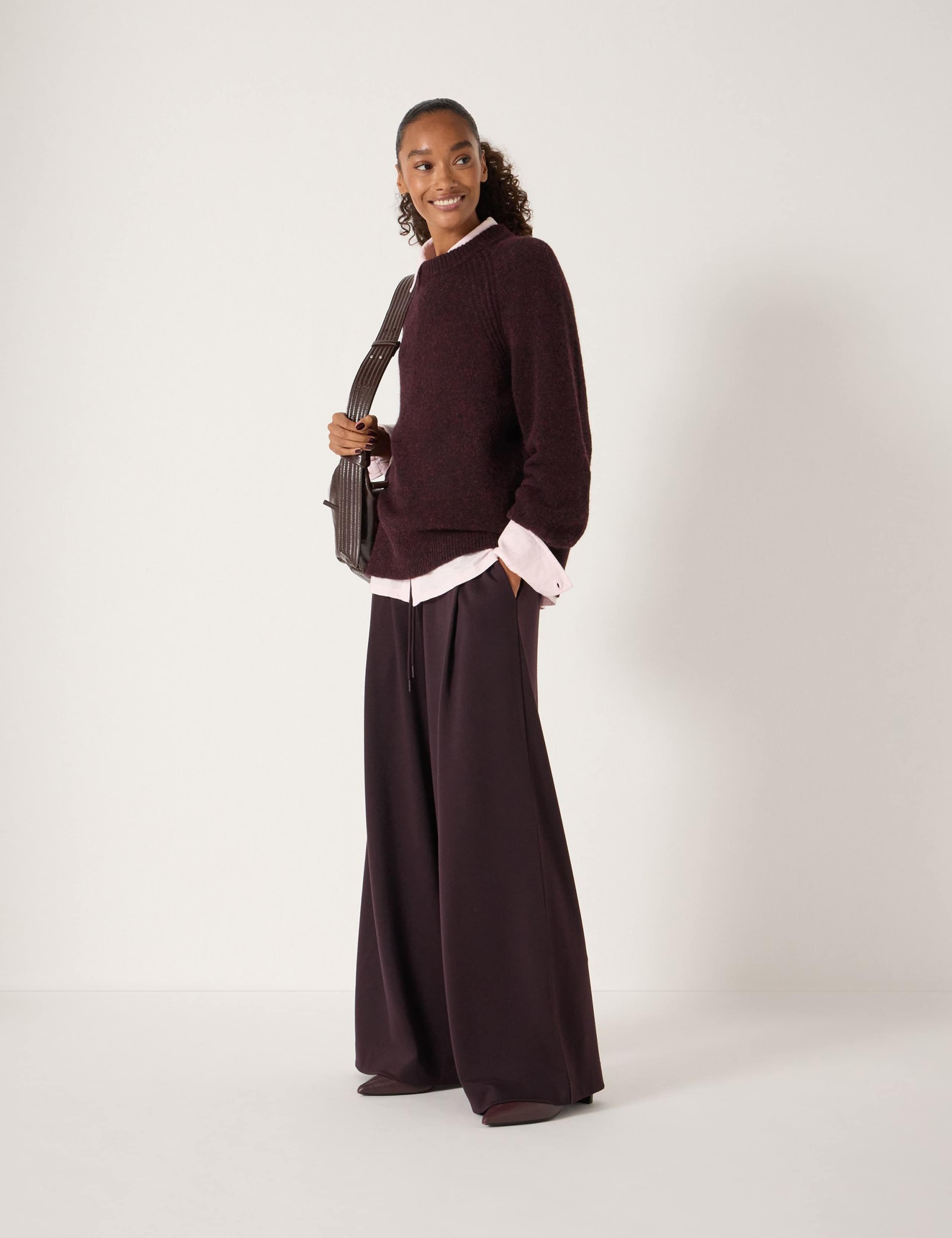 Alpaca Wool Blend Relaxed Jumper 2 of 5