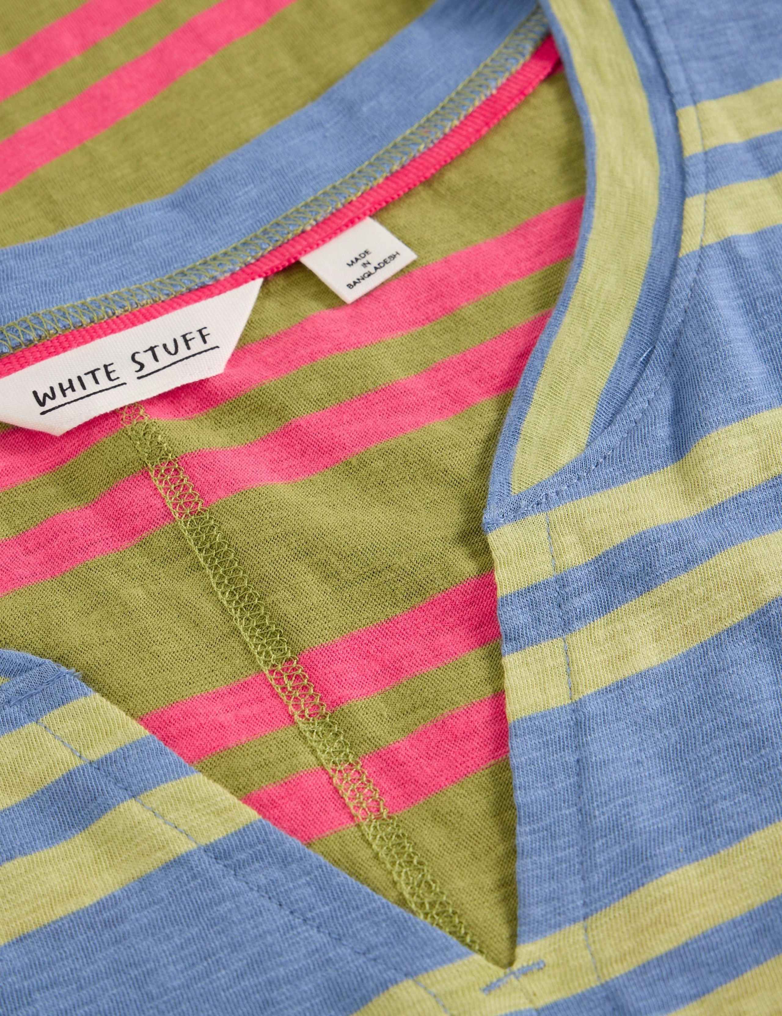 Pure Cotton Striped T-Shirt 6 of 6