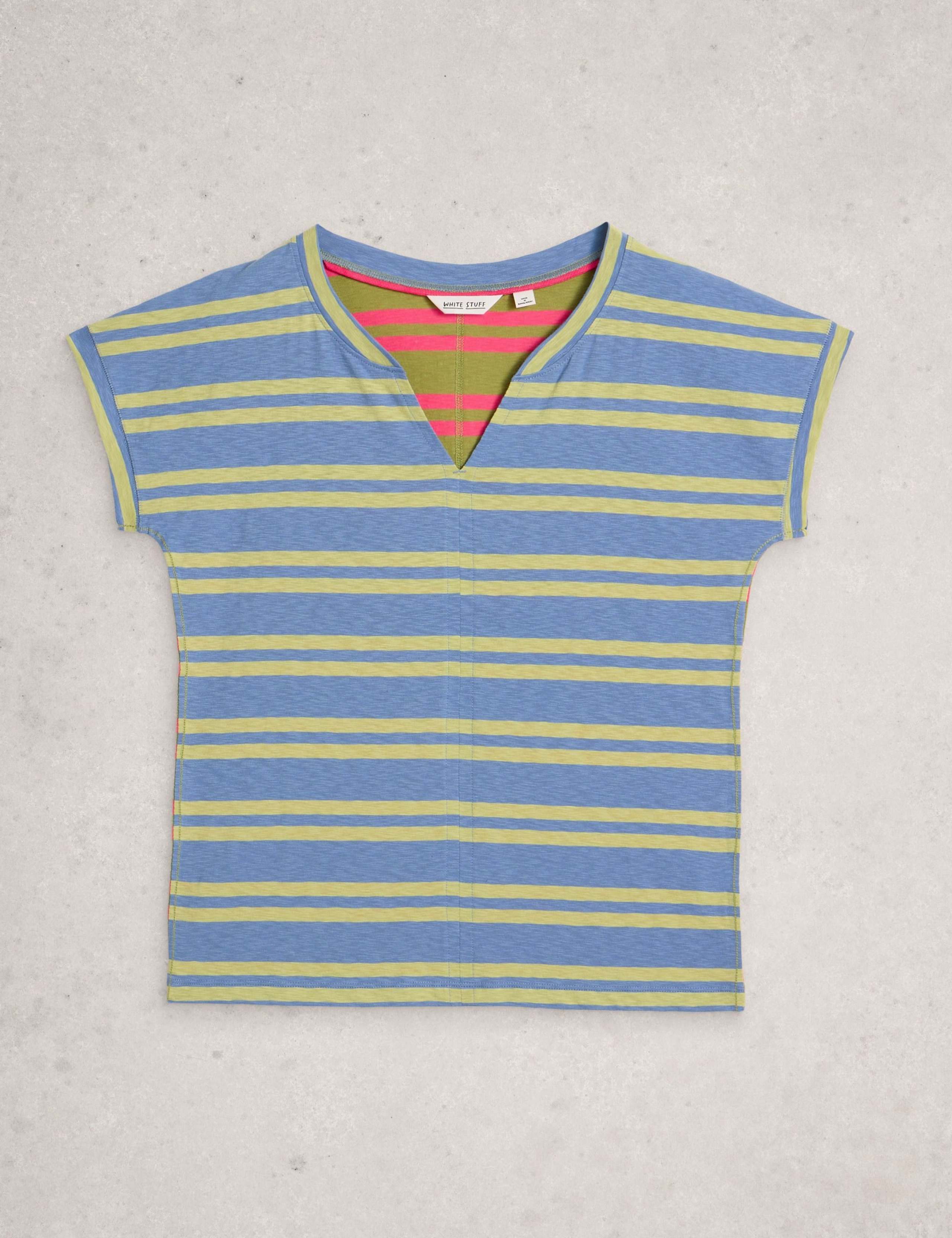 Pure Cotton Striped T-Shirt 2 of 6