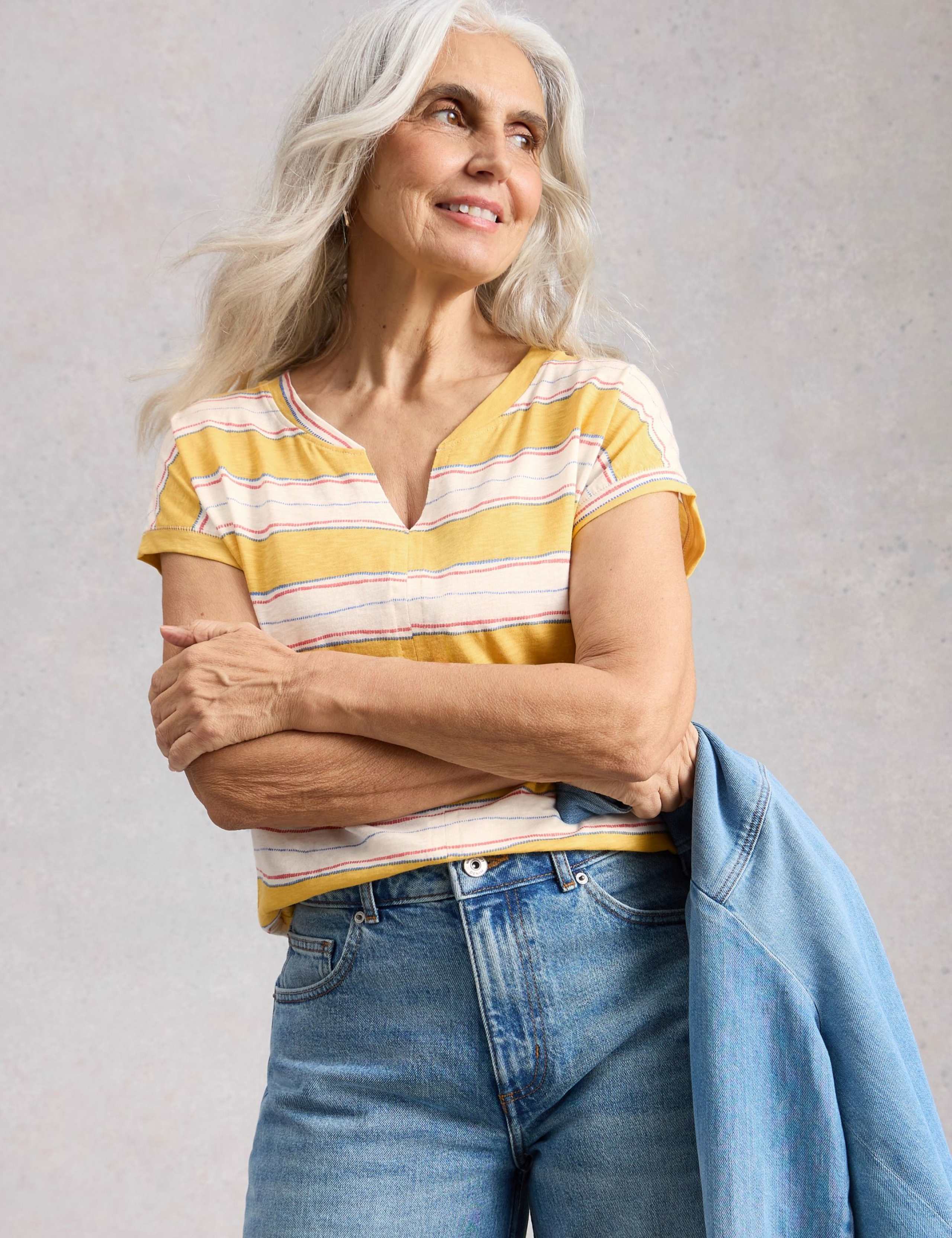 Pure Cotton Striped T-Shirt 3 of 6