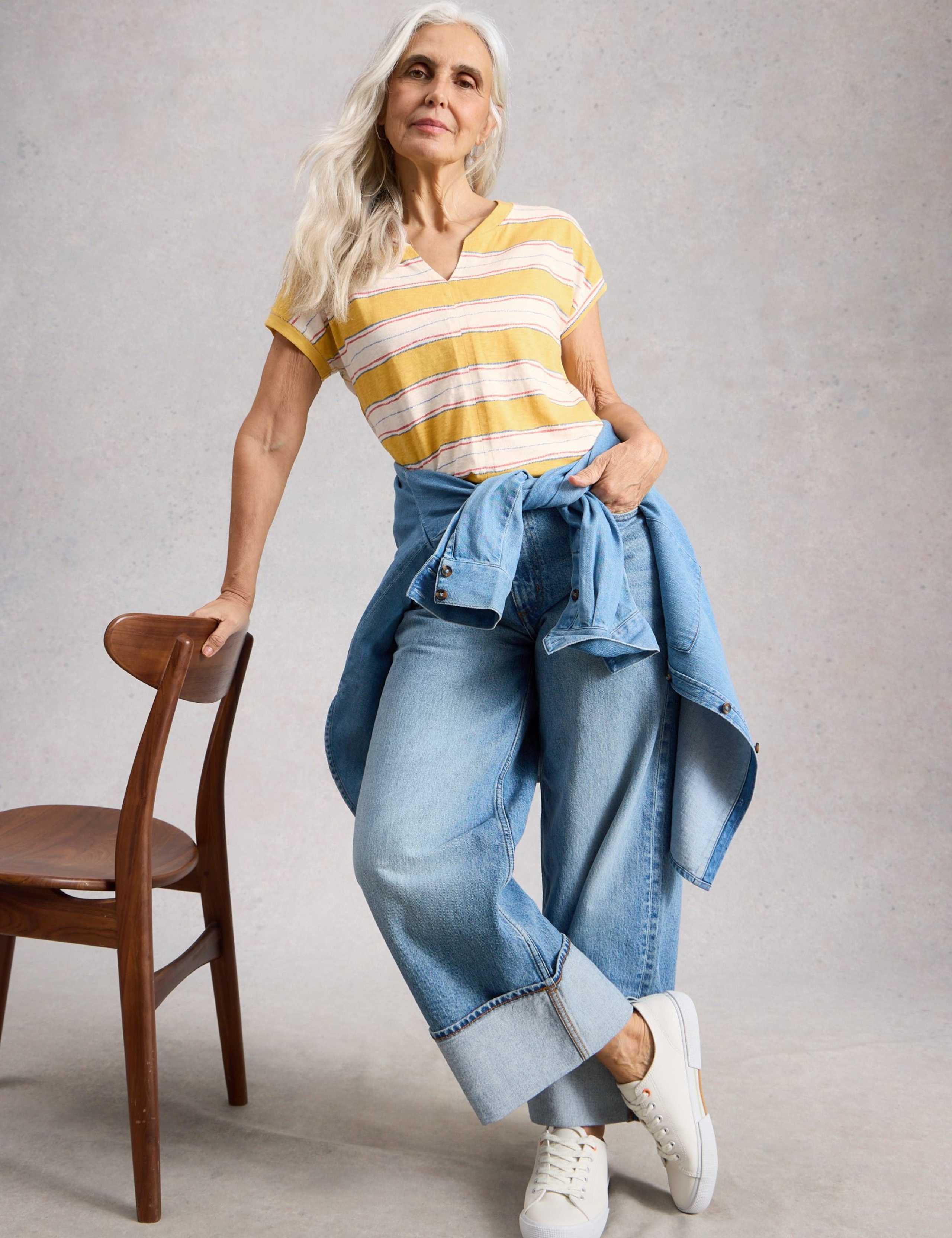 Pure Cotton Striped T-Shirt 5 of 6