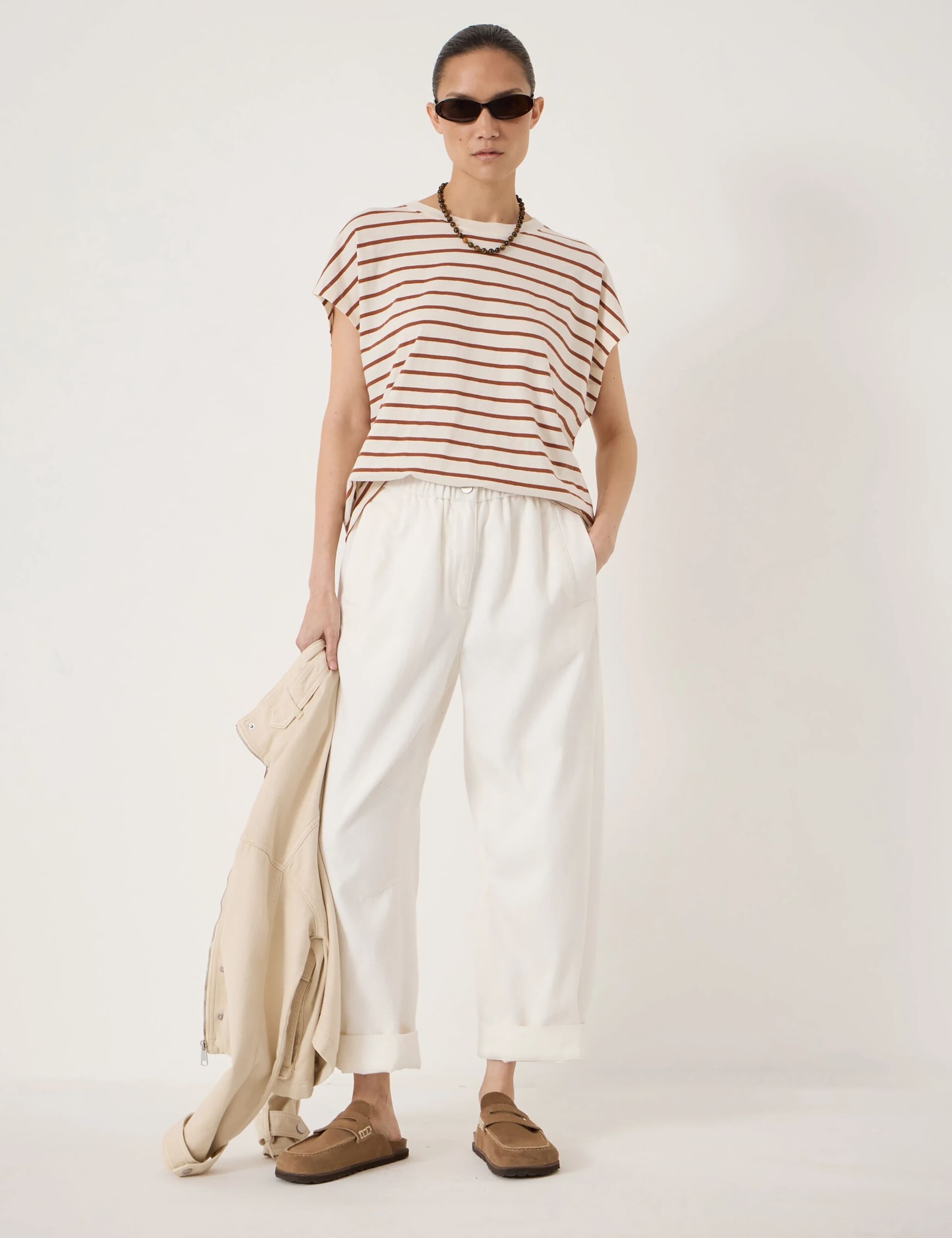 Pure Cotton Striped T-Shirt 3 of 5