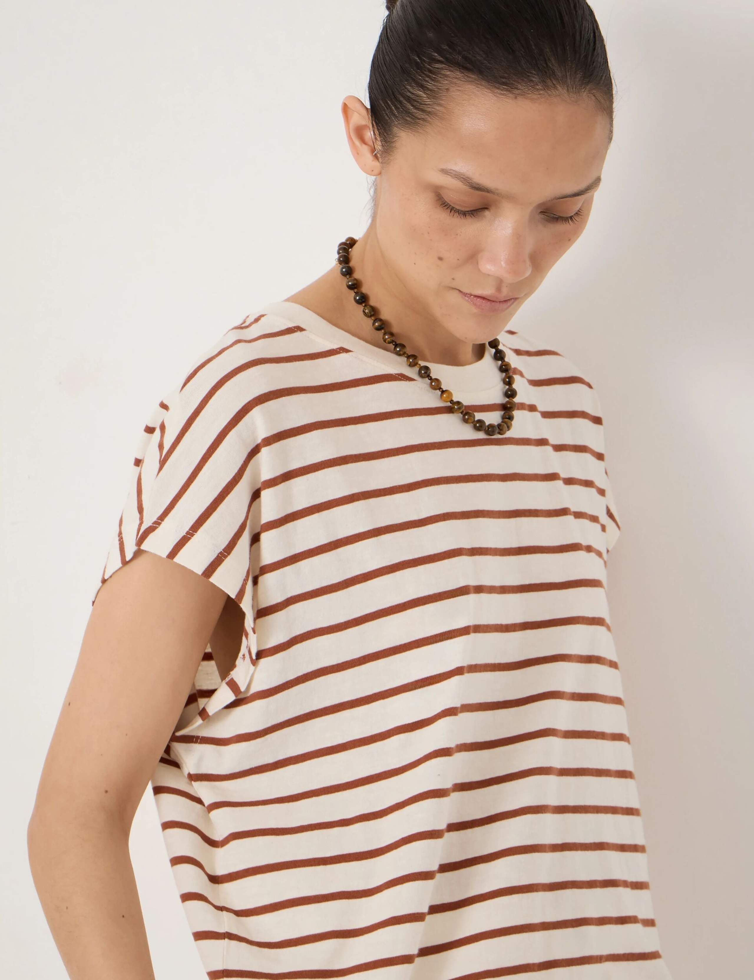 Pure Cotton Striped T-Shirt 5 of 5