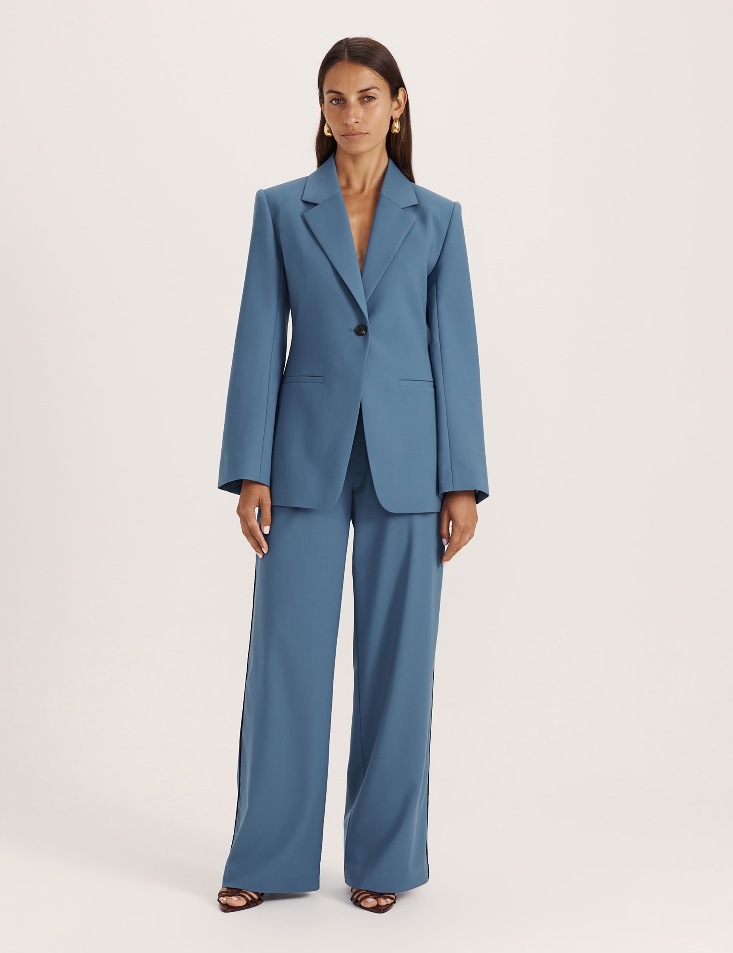 Wool Rich Contoured Single Breasted Blazer 1 of 6