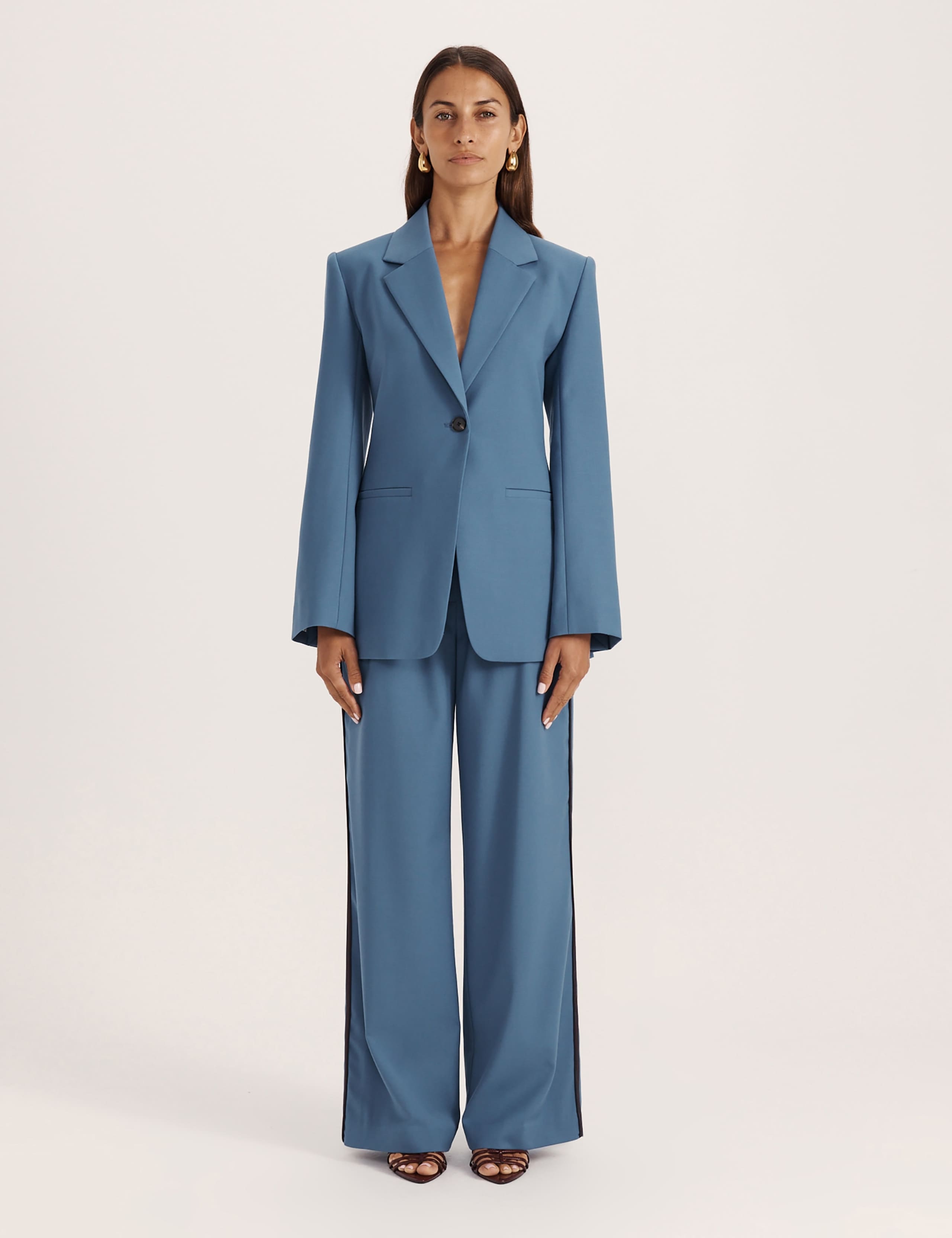 Wool Rich Contoured Single Breasted Blazer 2 of 6