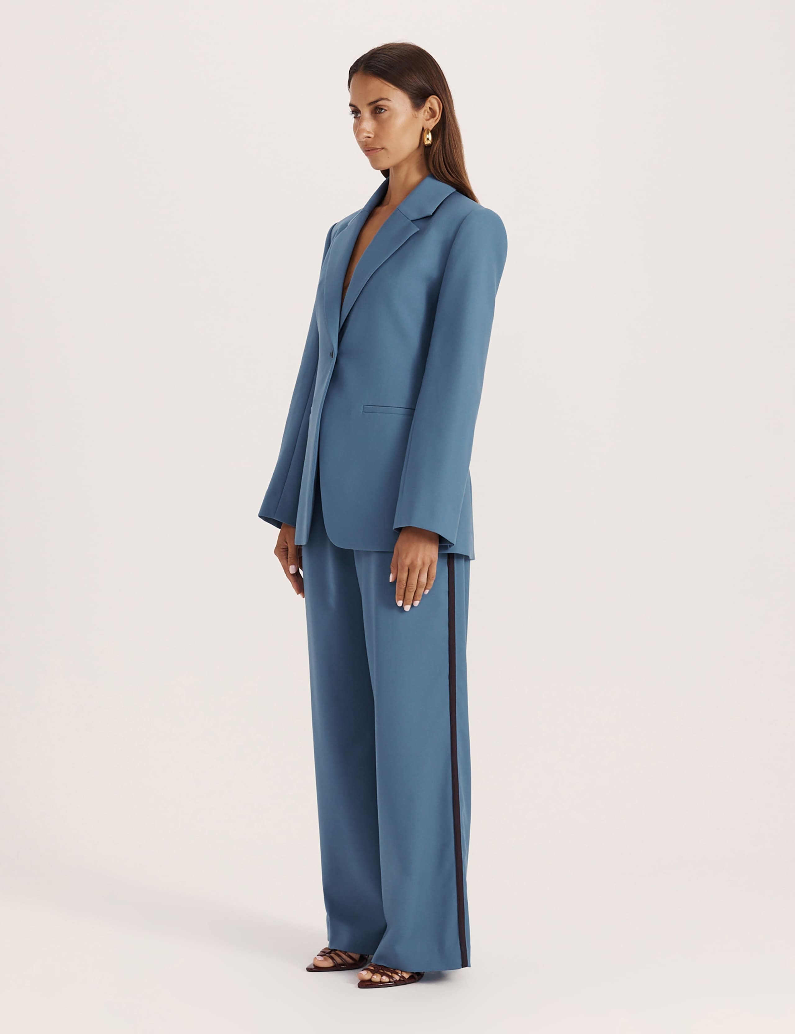Wool Rich Contoured Single Breasted Blazer 4 of 6