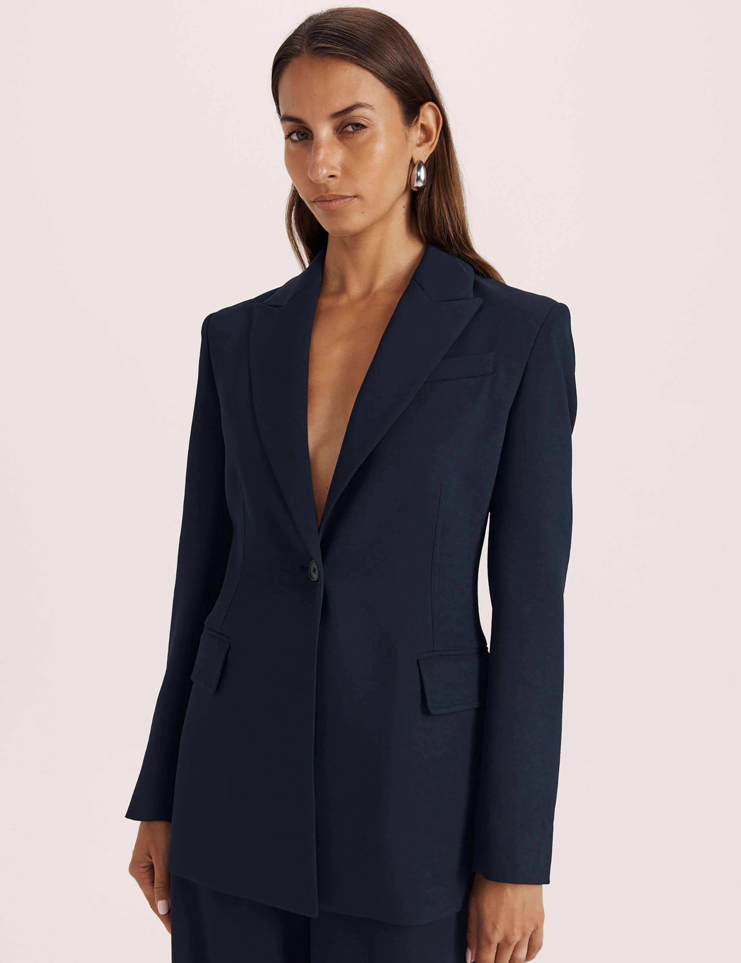 Stitch Detail Single Breasted Blazer 4 of 6