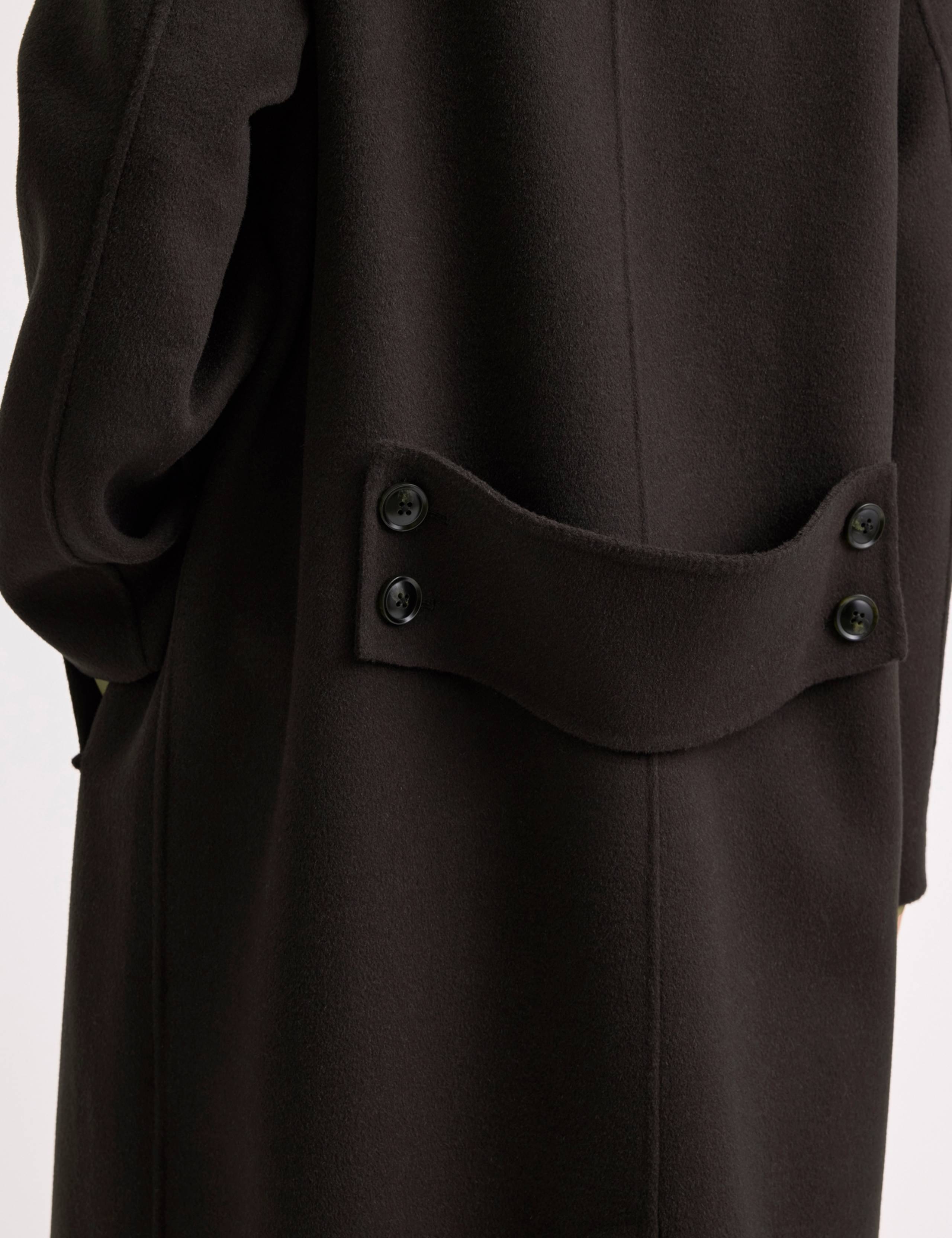 Pure Wool Single Breasted Longline Coat 3 of 5
