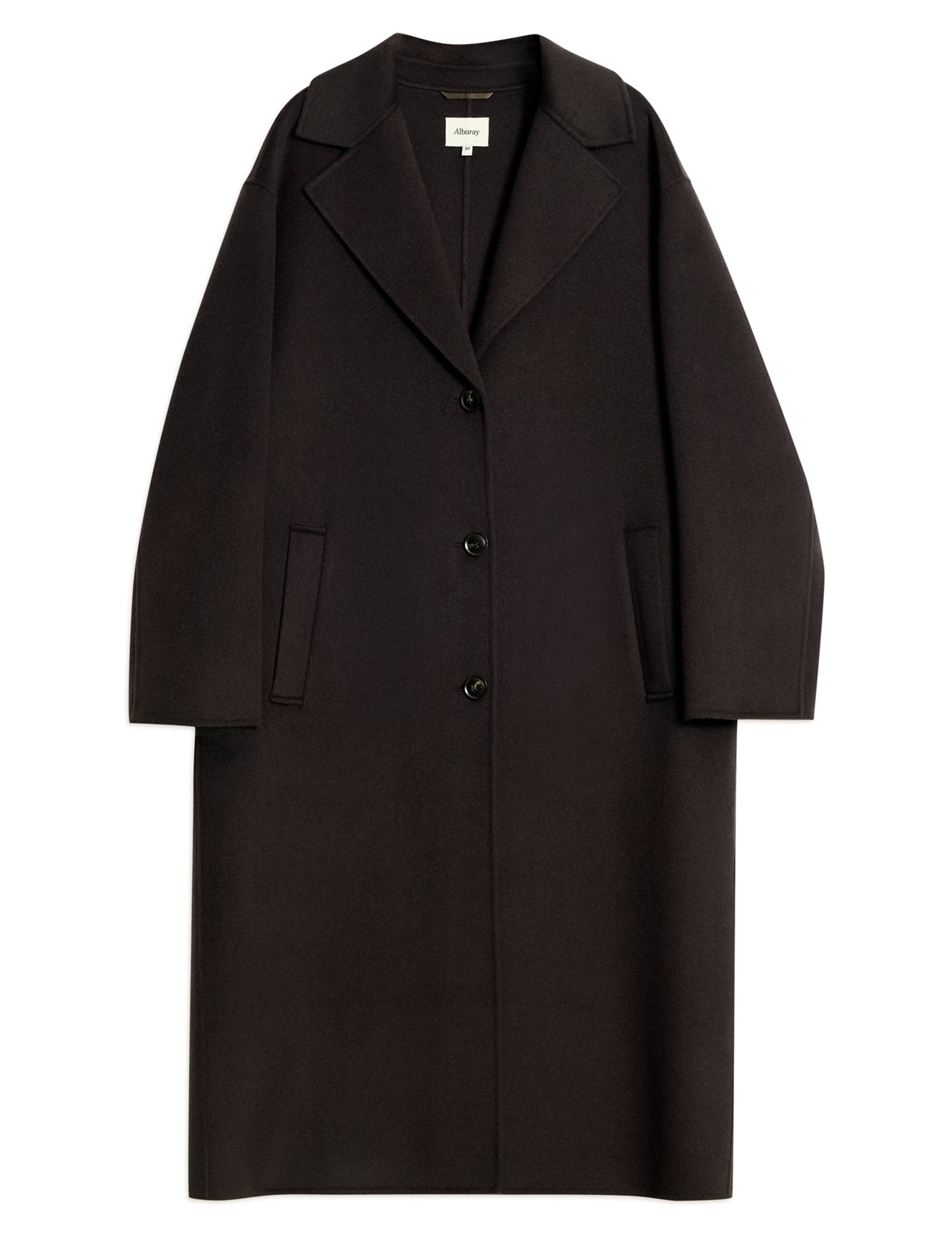 Pure Wool Single Breasted Longline Coat 2 of 5