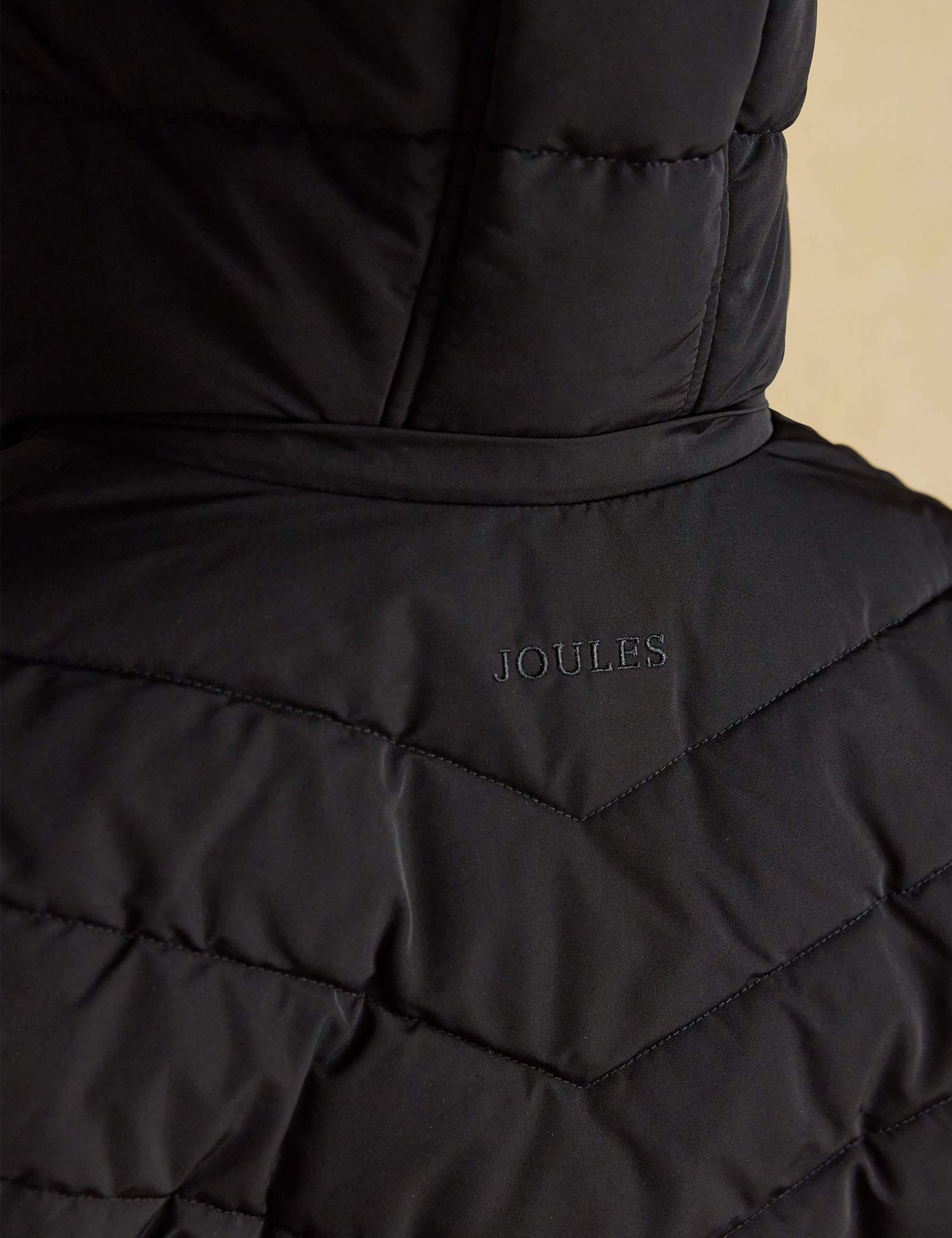 Showerproof Padded Faux Fur Hooded Short Coat 11 of 11